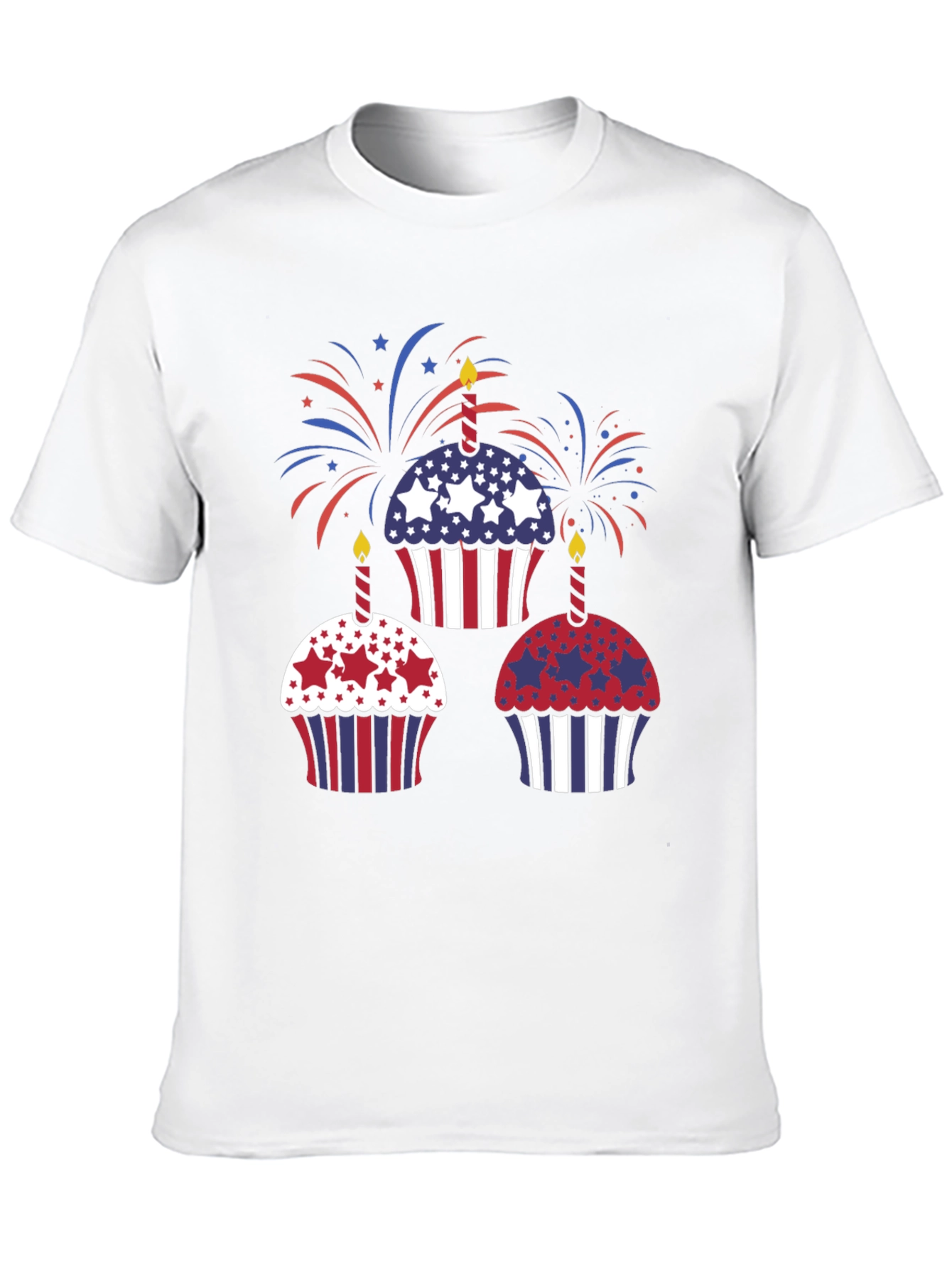 Patriotic Cupcake Graphic Tee