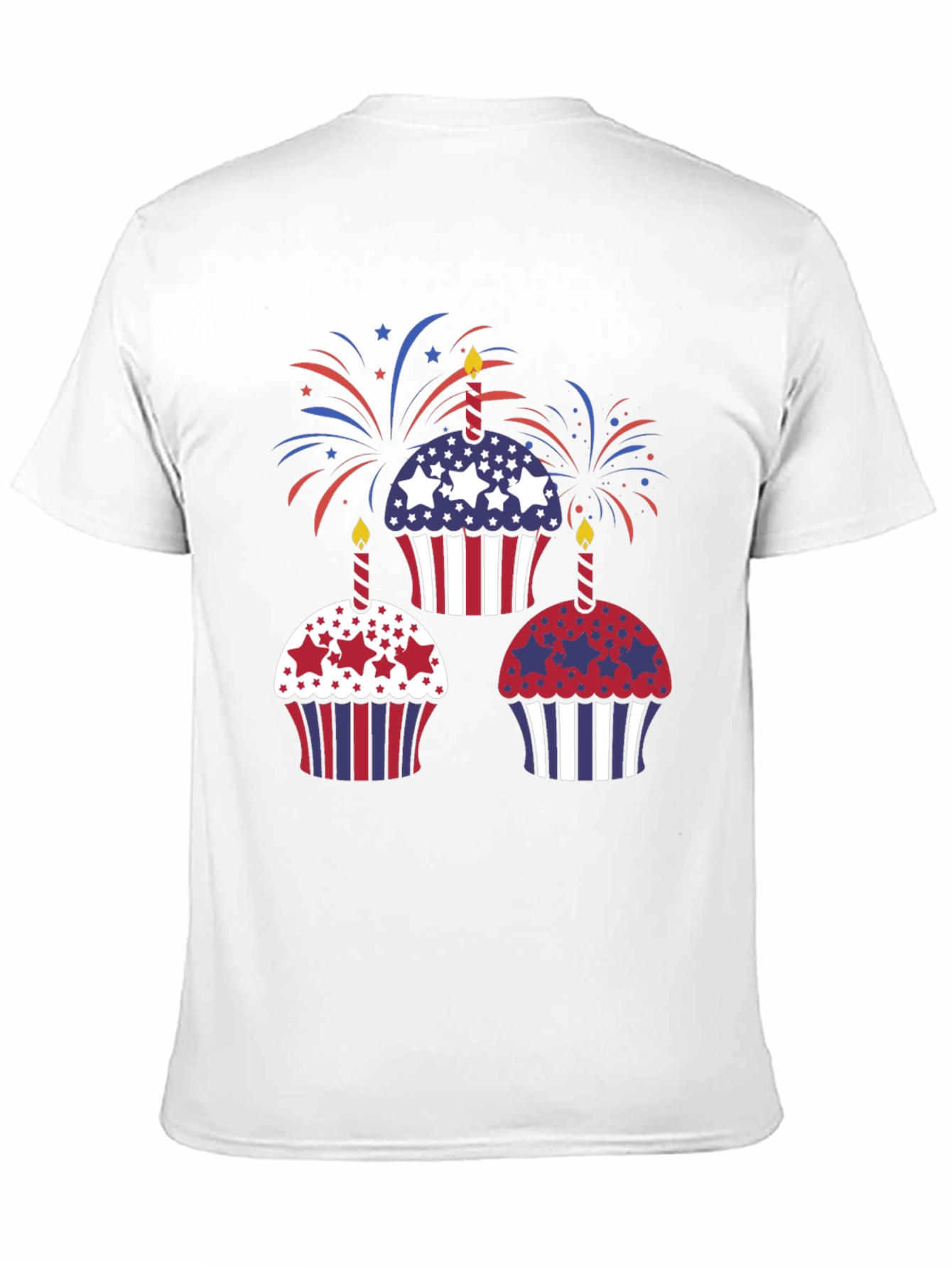 Patriotic Cupcake Graphic Tee