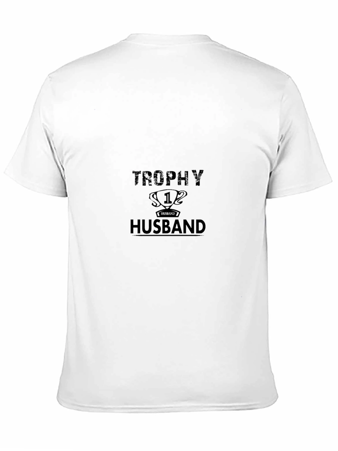 Trophy Husband Black Graphic Tee Shirt