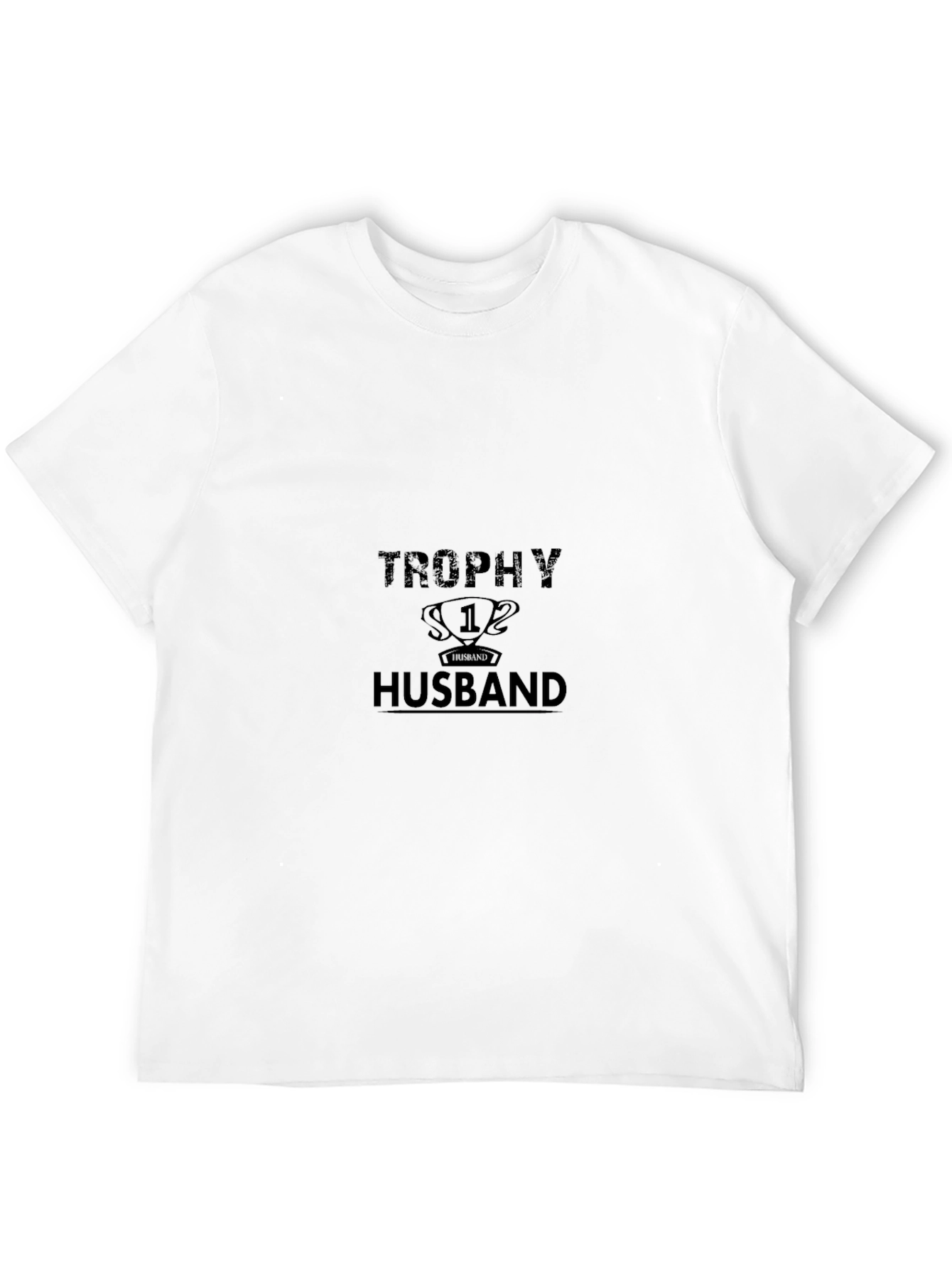 Trophy Husband Black Graphic Tee Shirt
