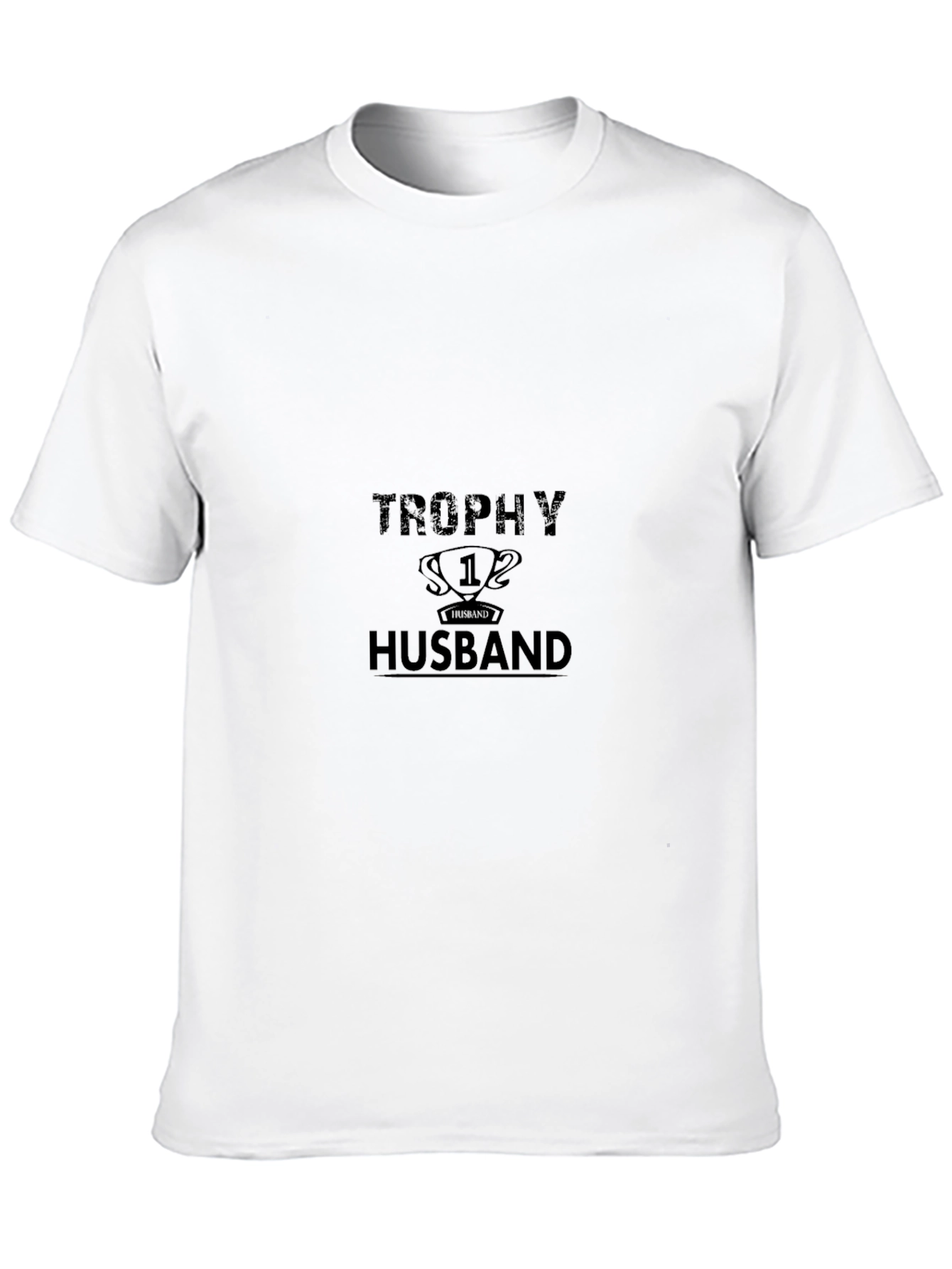 Trophy Husband Black Graphic Tee Shirt