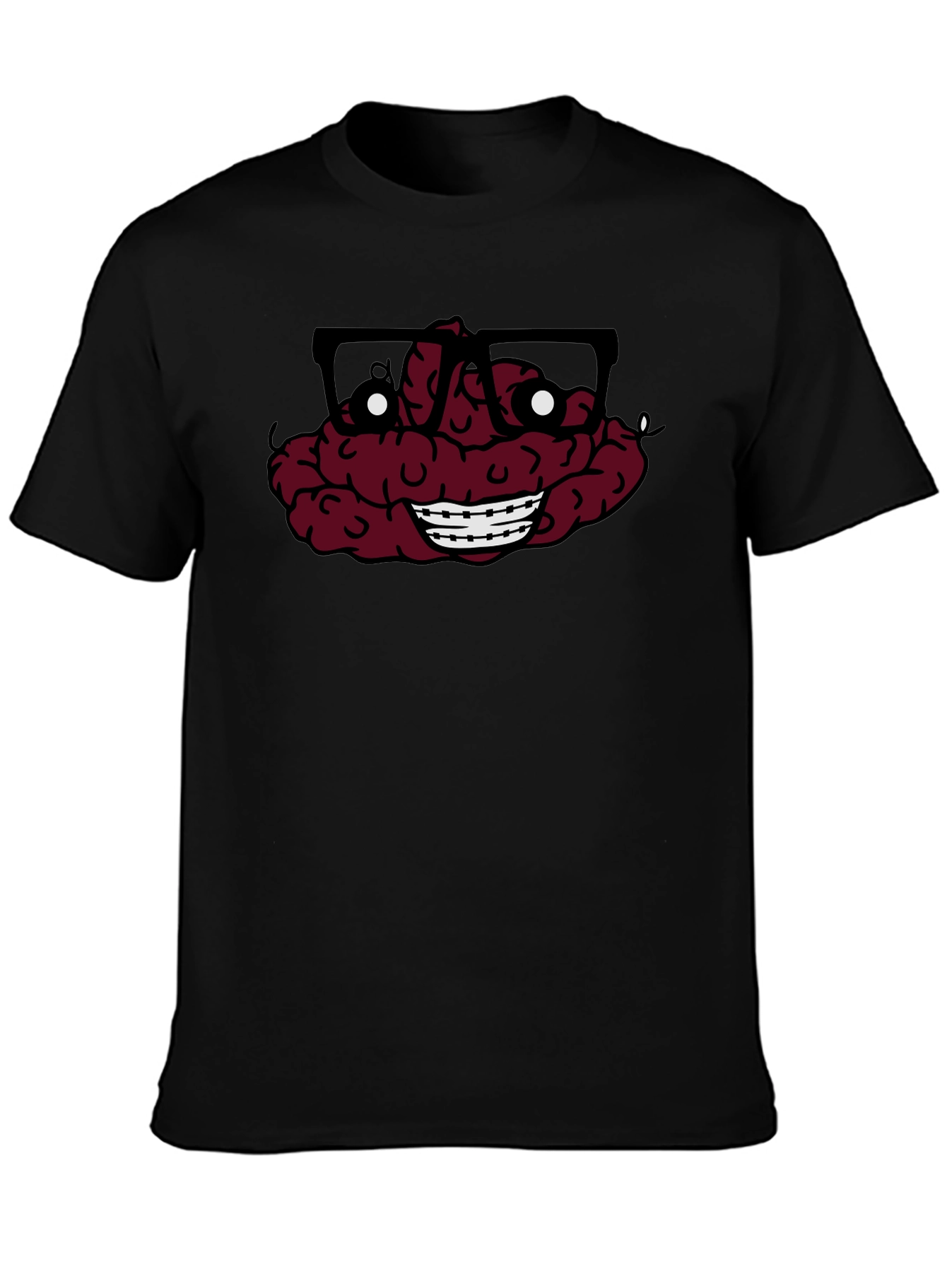 Nerdy Brain T-Shirt - Funny Graphic Tee