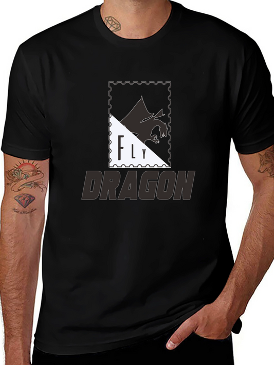 Fly Dragon Graphic Tee - Premium Comfort