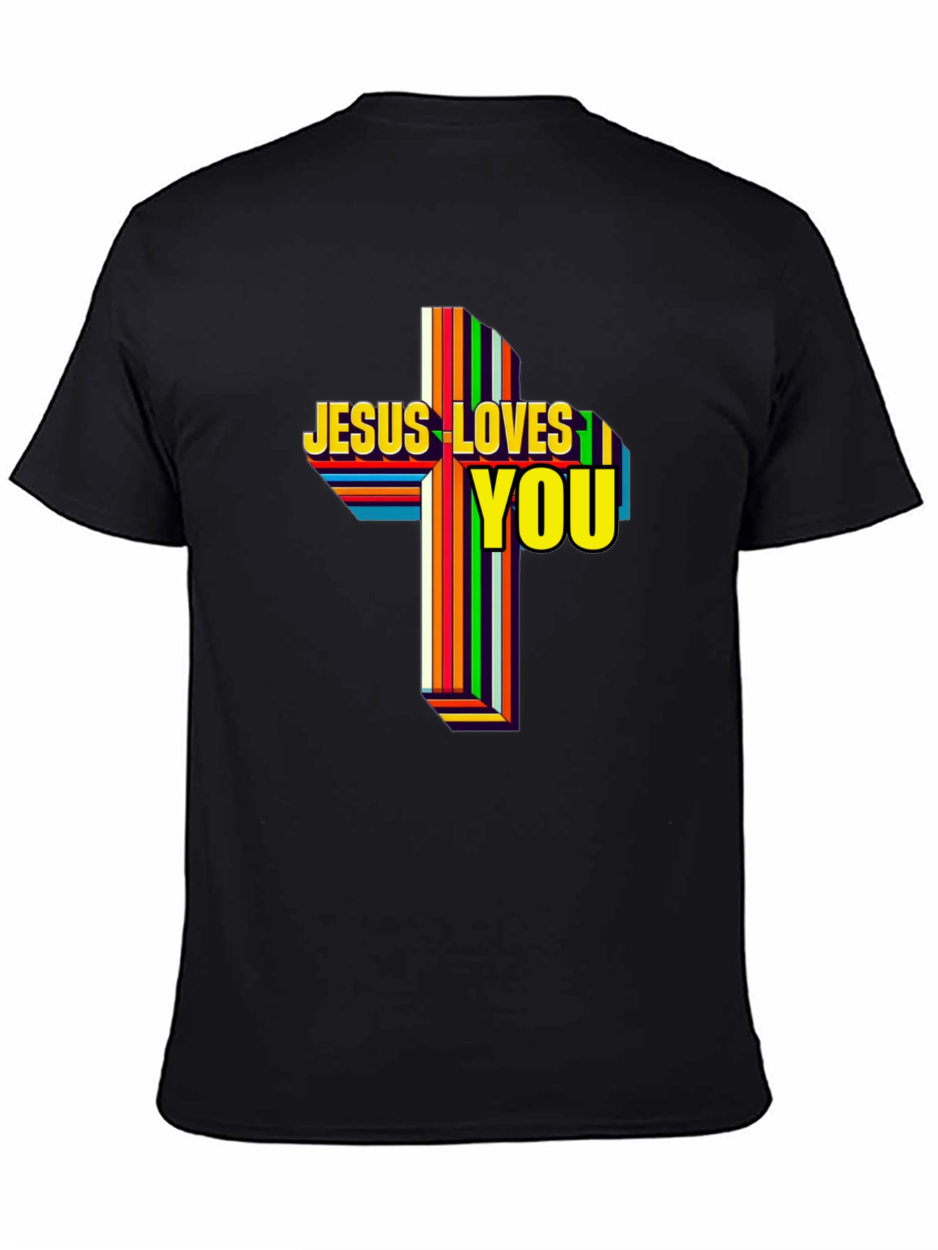 Jesus Loves You Graphic T-Shirt - Religious Apparel