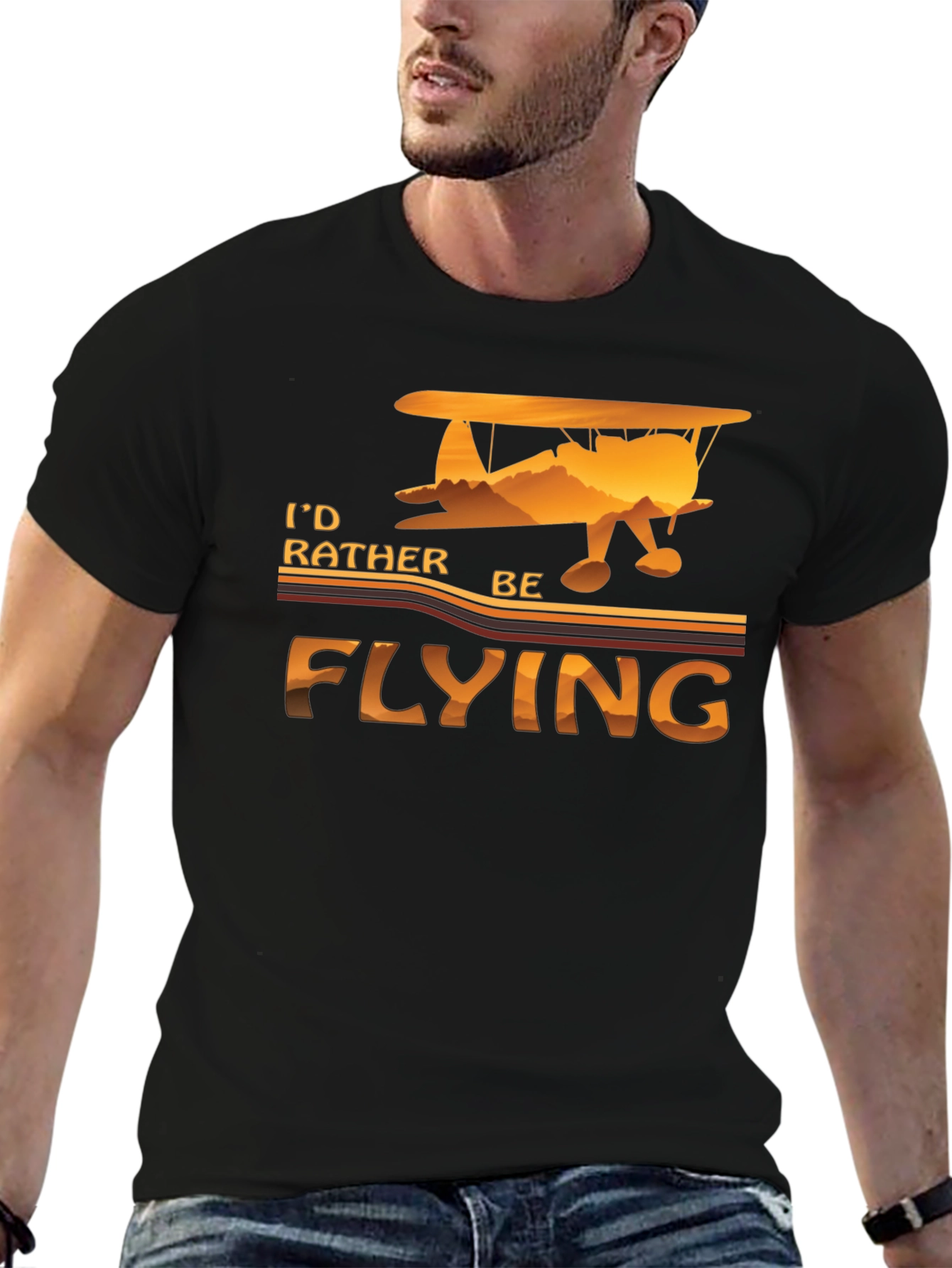 Id Rather Be Flying T-Shirt