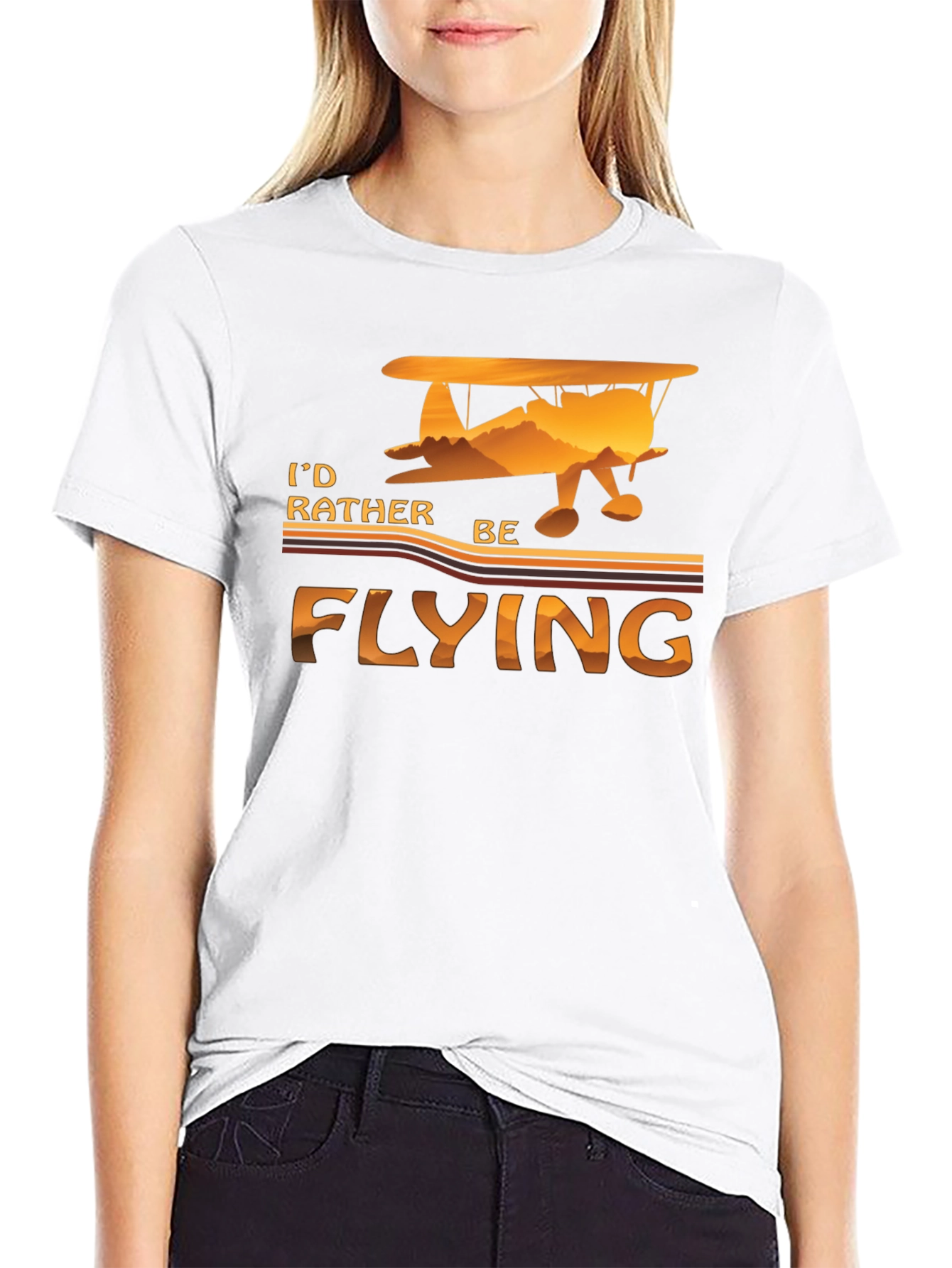 Id Rather Be Flying T-Shirt
