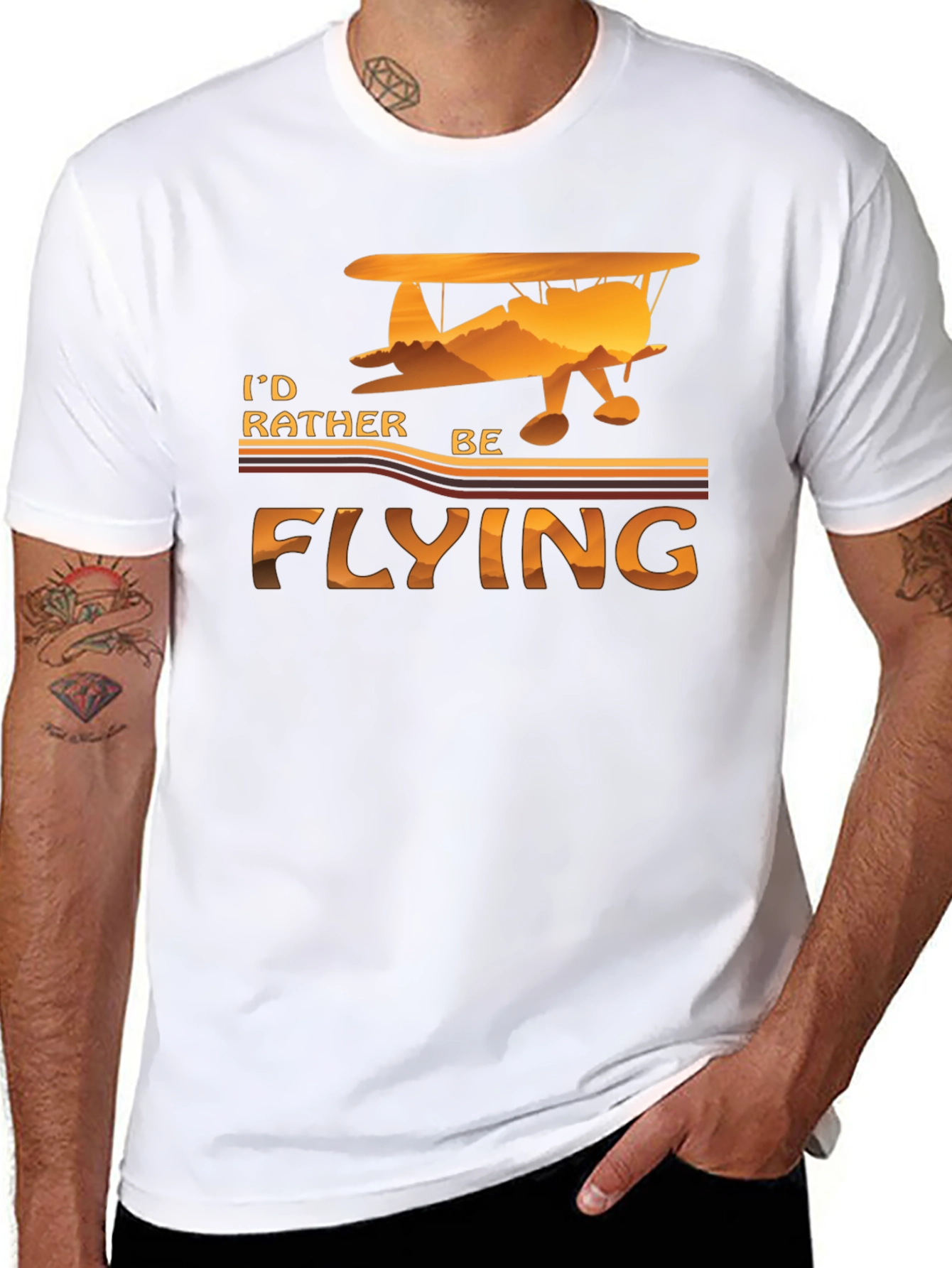 Id Rather Be Flying T-Shirt