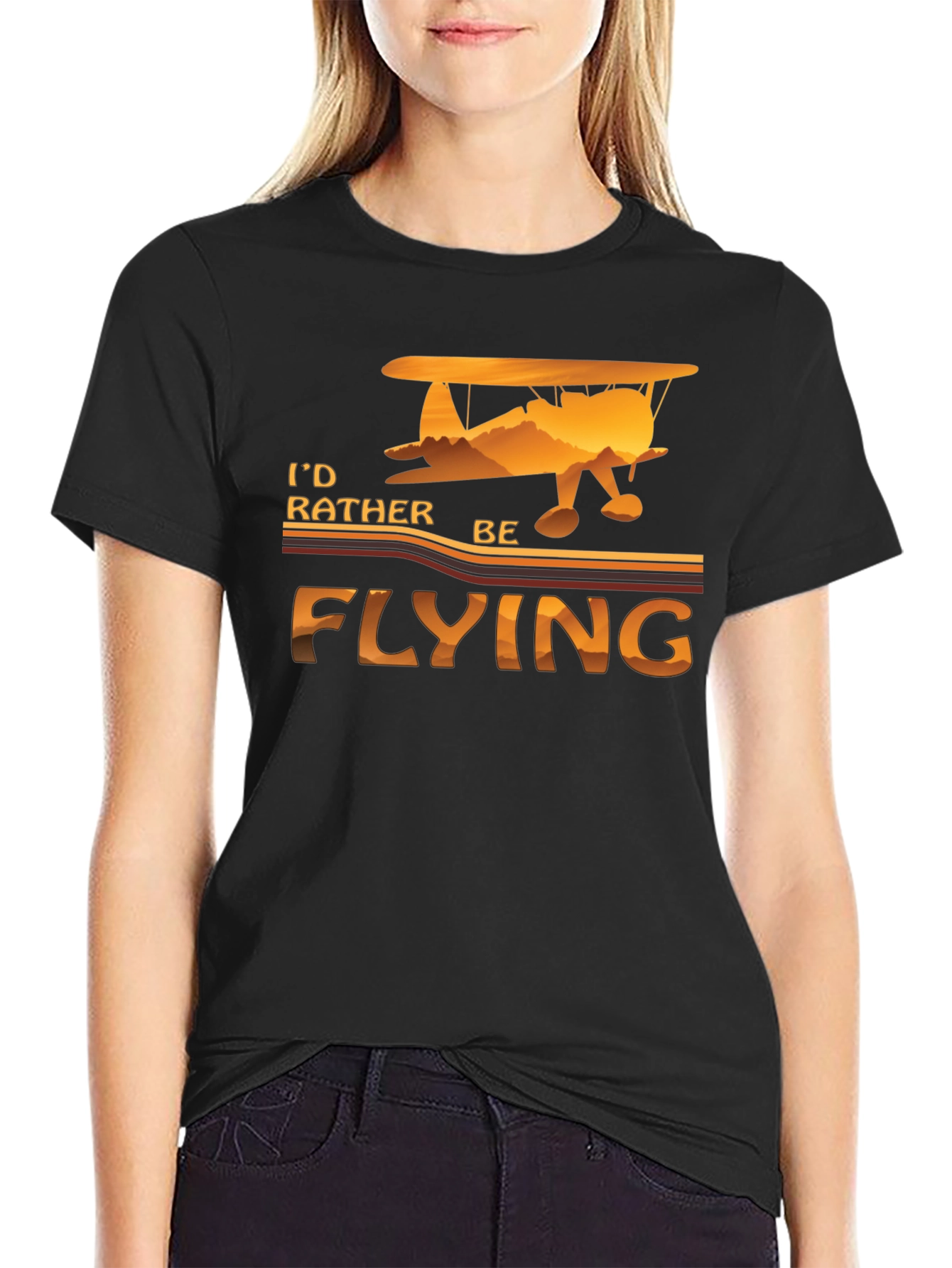 Id Rather Be Flying T-Shirt