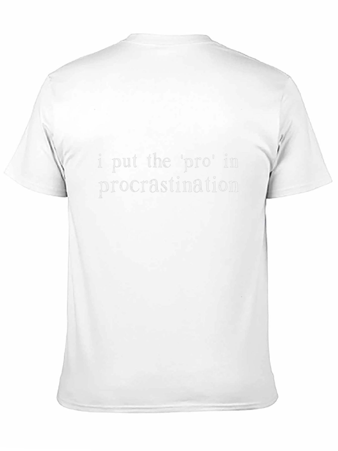 Procrastination Pro Black T-Shirt