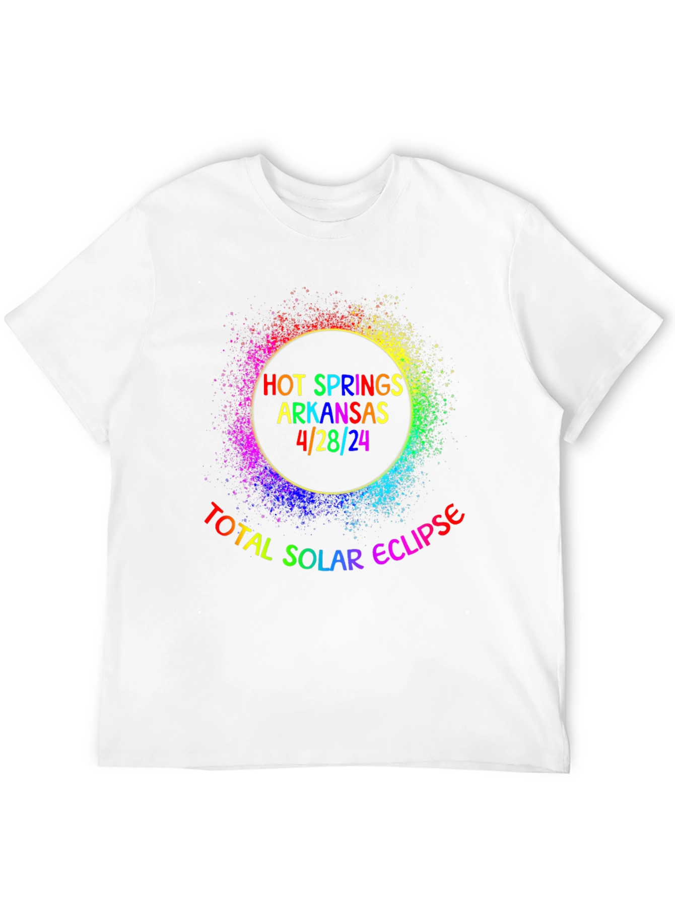 Hot Springs Solar Eclipse T-Shirt - April 28 2024