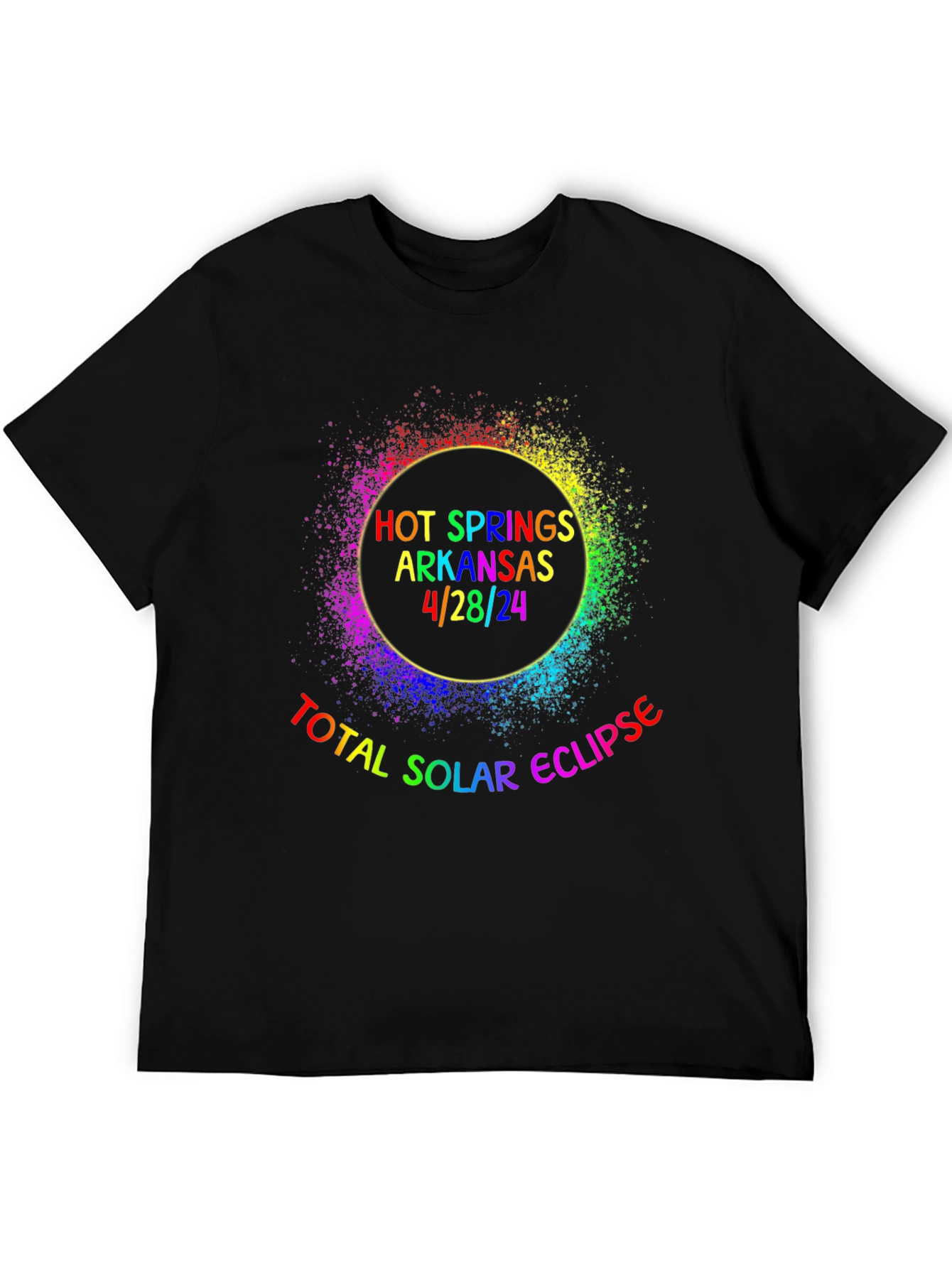 Hot Springs Solar Eclipse T-Shirt - April 28 2024