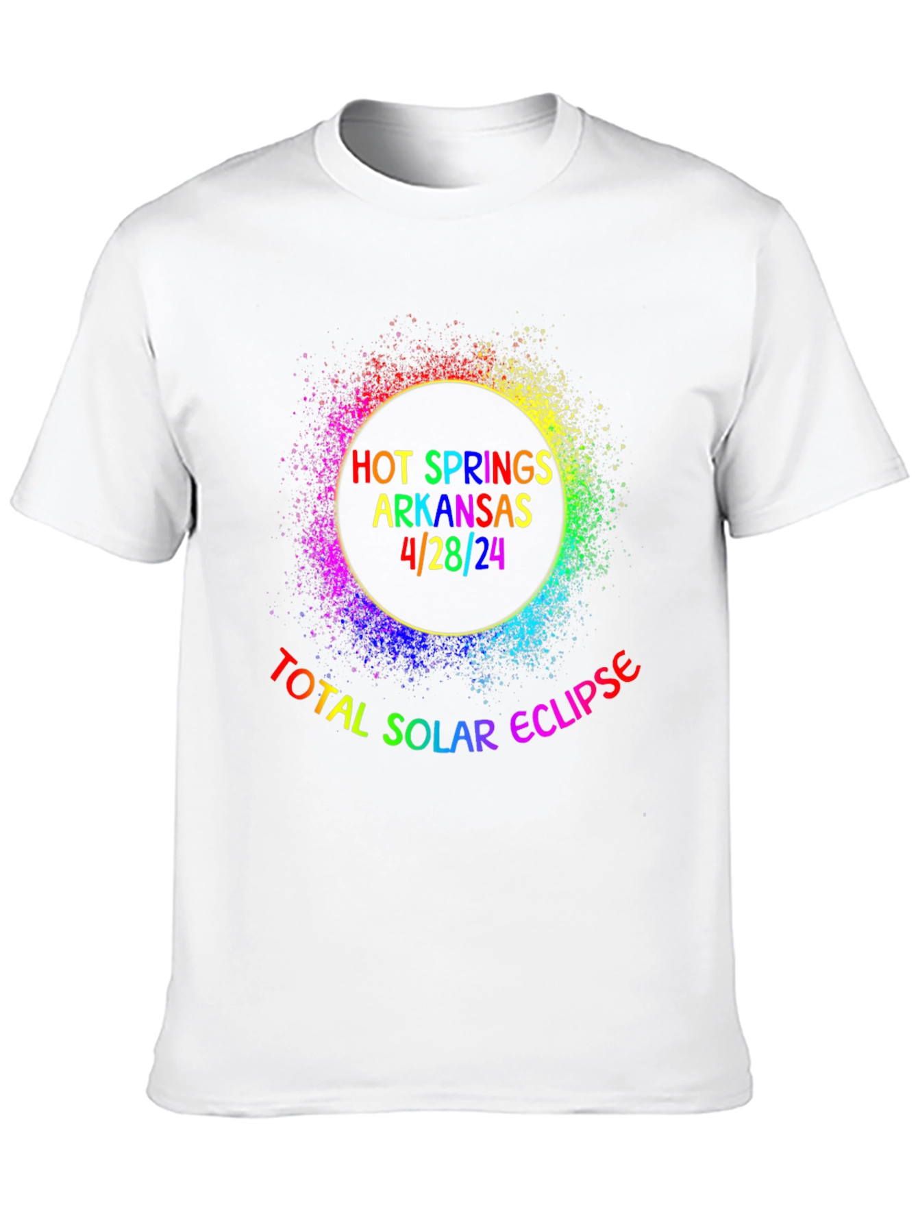 Hot Springs Solar Eclipse T-Shirt - April 28 2024