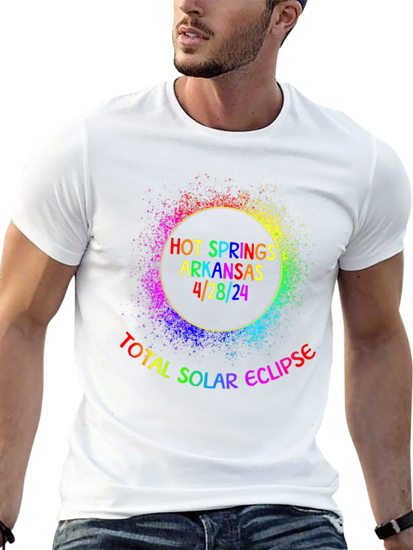 Hot Springs Solar Eclipse T-Shirt - April 28 2024