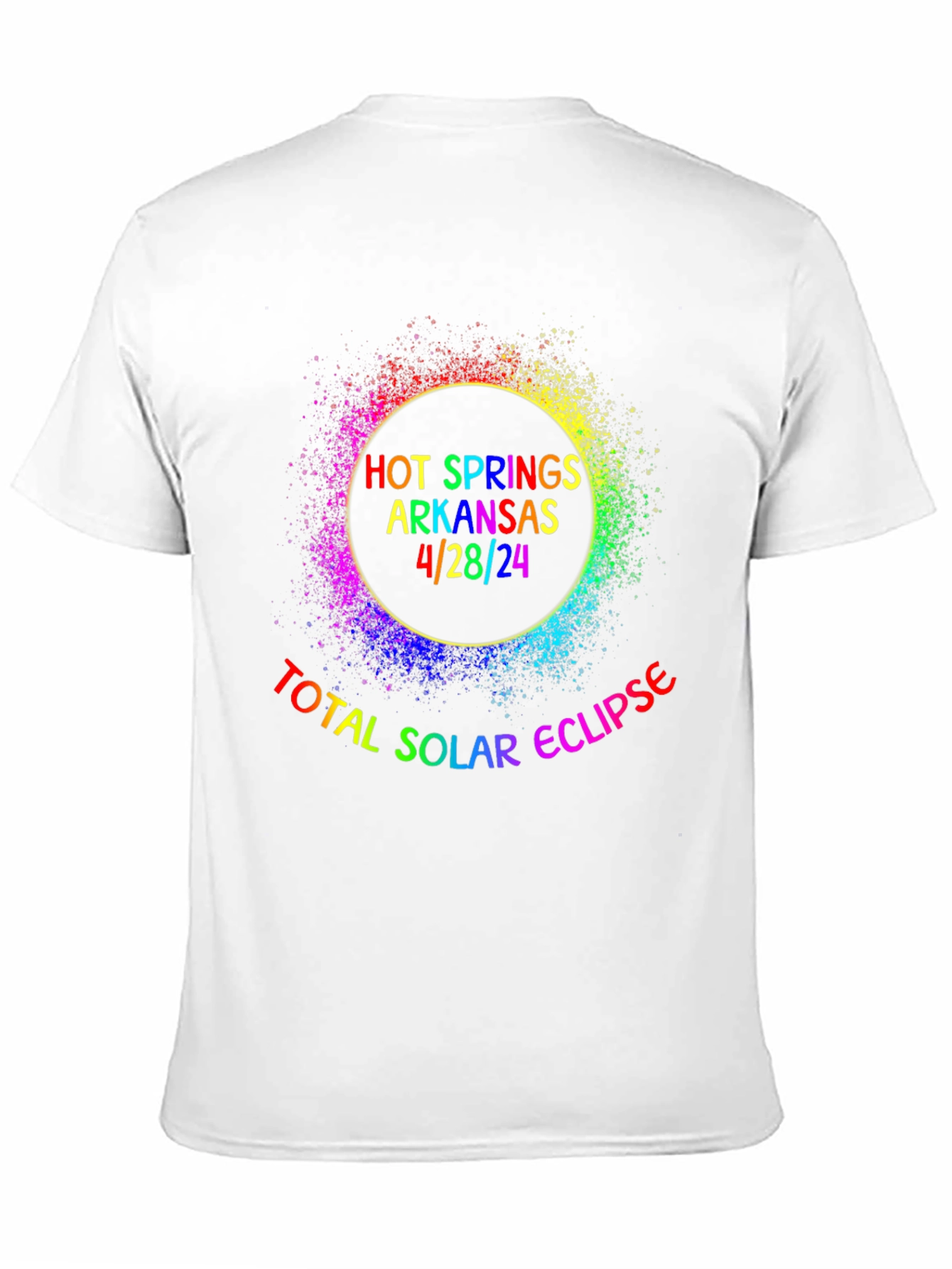Hot Springs Solar Eclipse T-Shirt - April 28 2024