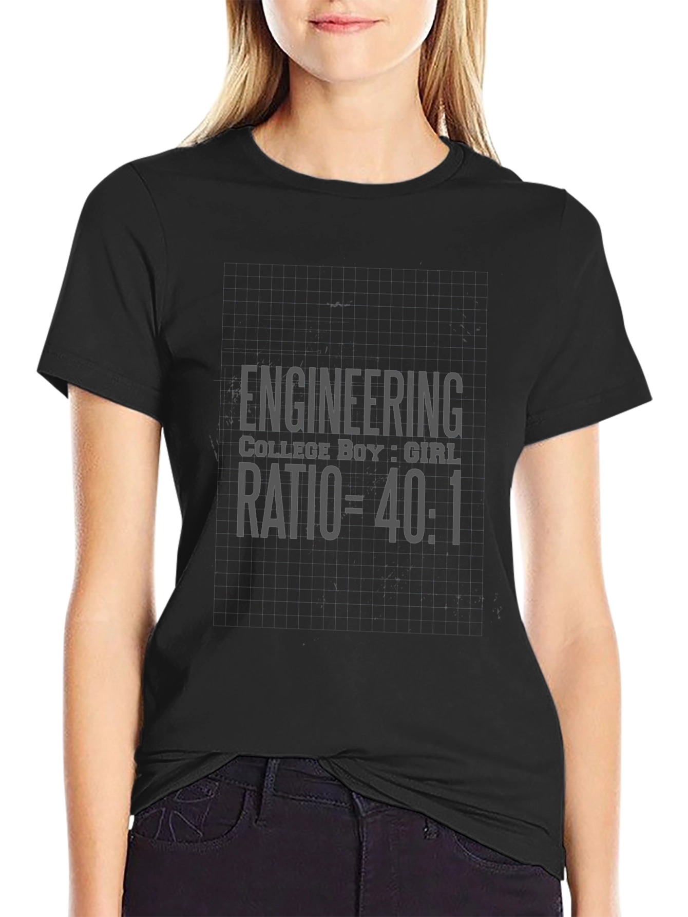 Engineering College Boy:Girl Ratio Graphic Tee