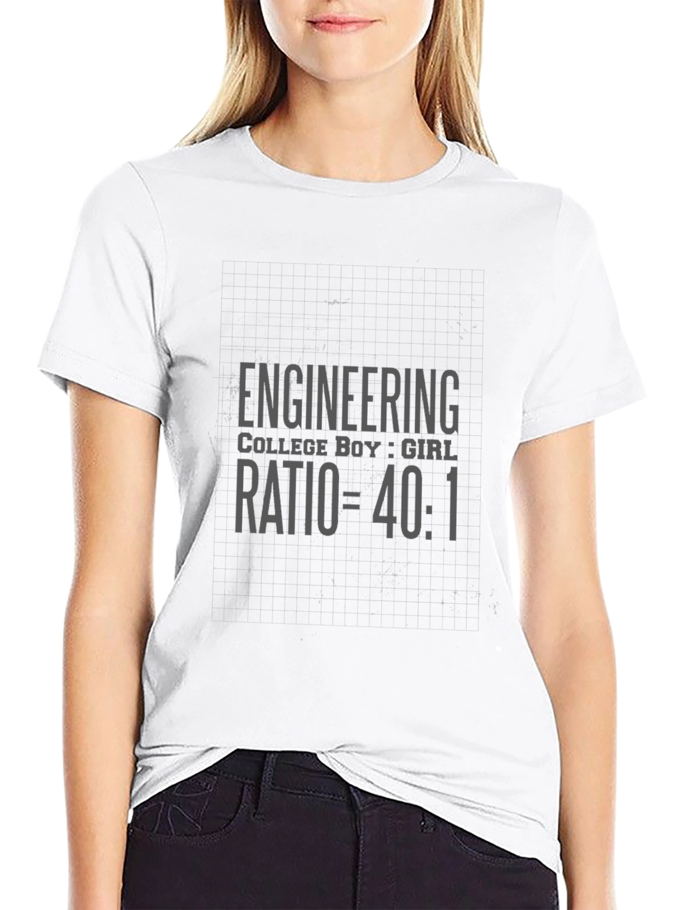Engineering College Boy:Girl Ratio Graphic Tee