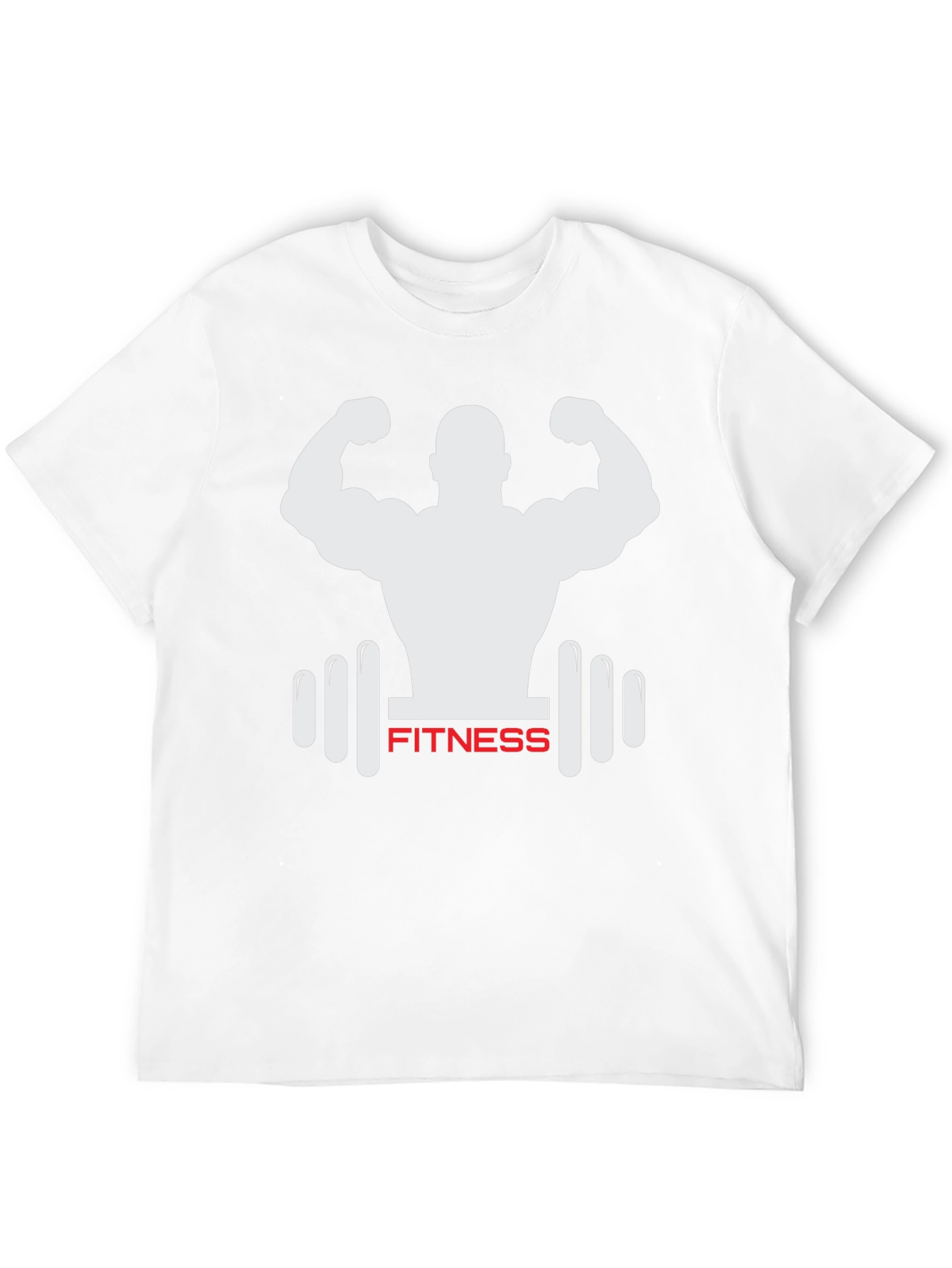Fitness Graphic Tee - Black Gym Shirt