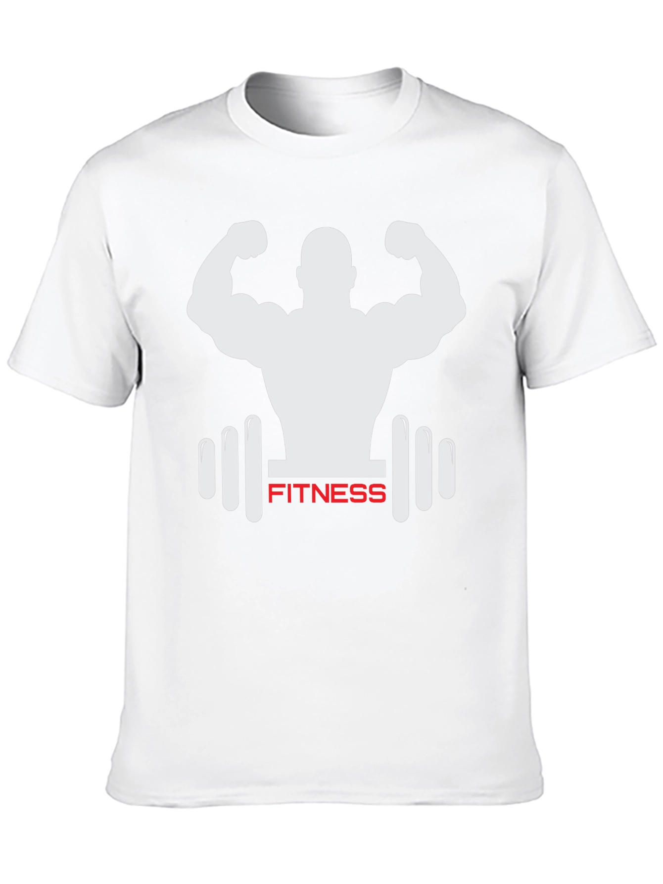 Fitness Graphic Tee - Black Gym Shirt