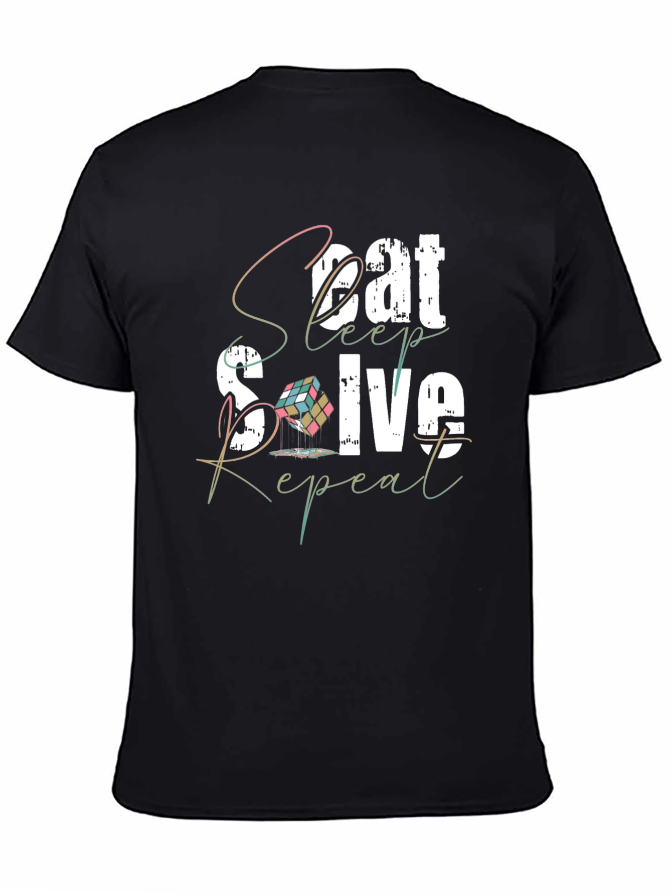 Eat Sleep Solve Repeat T-Shirt - Puzzle Lover Tee