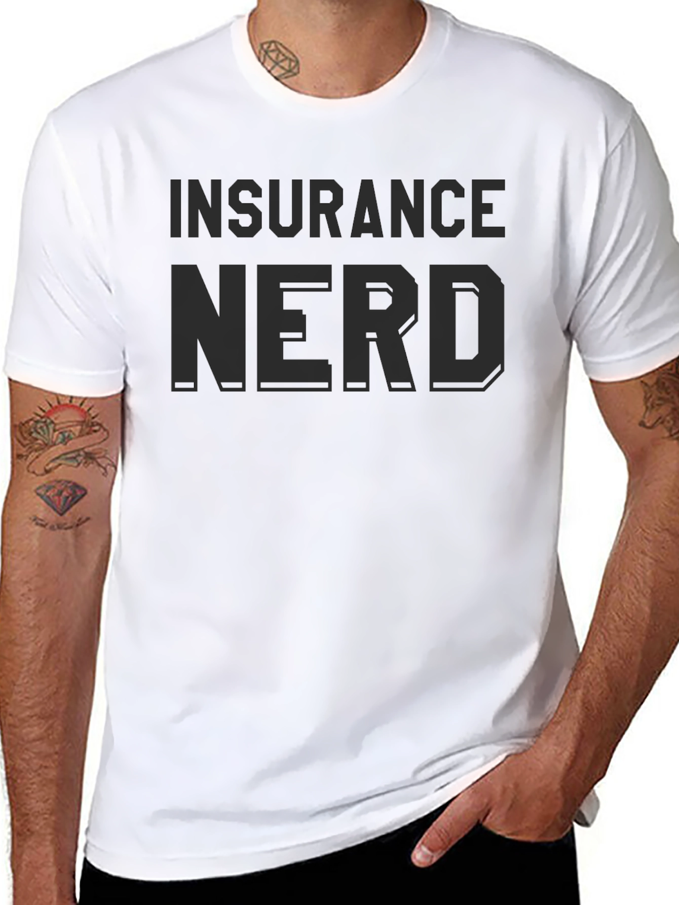 Insurance Nerd Graphic T-Shirt - Bold Statement Tee