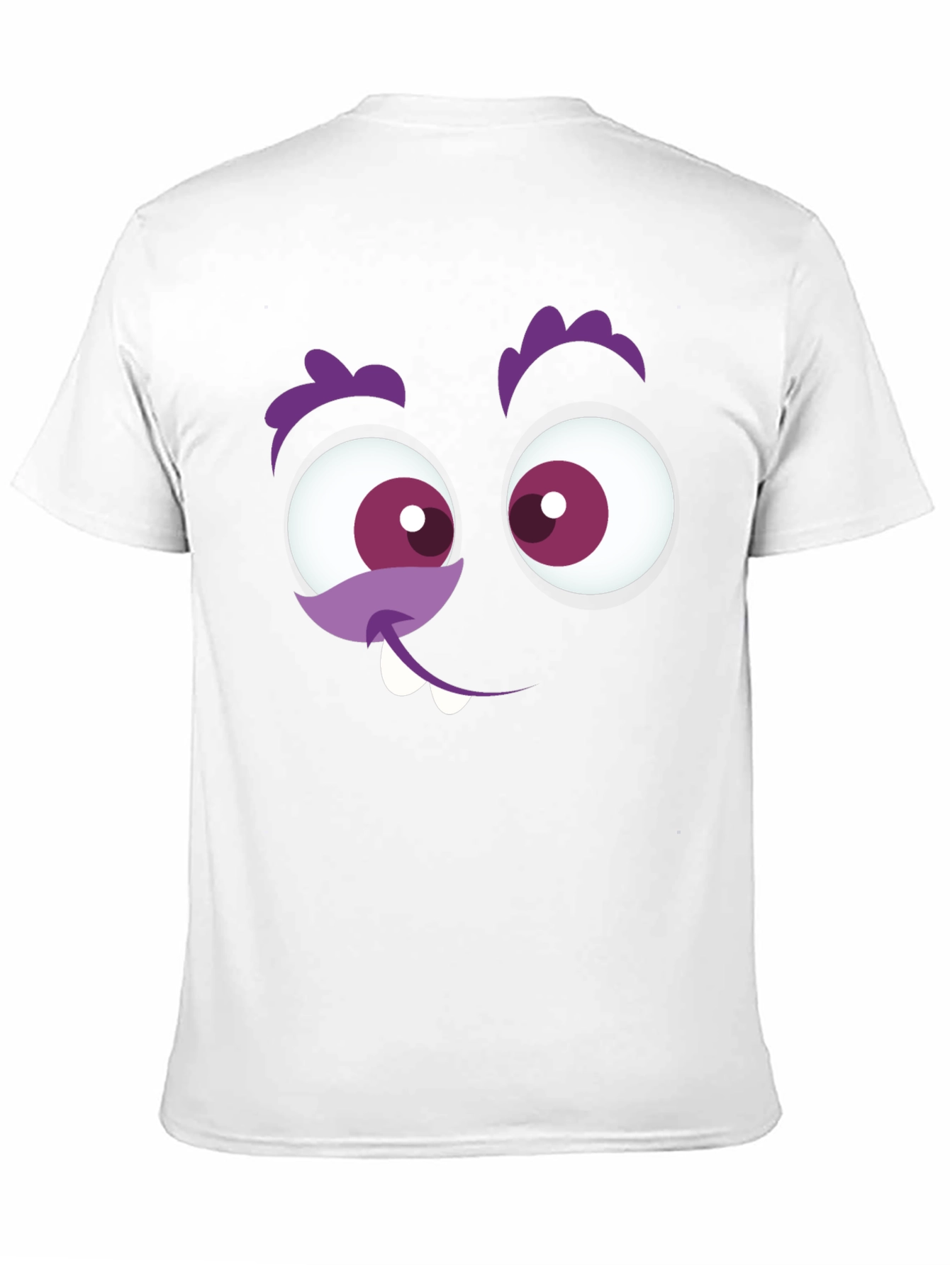 Funny Monster Face Graphic T-Shirt