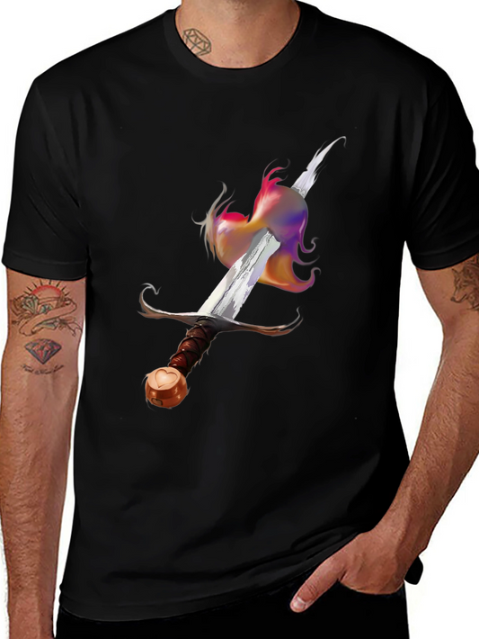 Sword & Prism T-Shirt - Stylish Graphic Tee