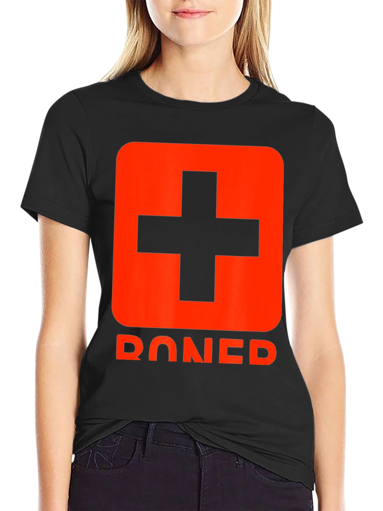 Red Cross T-Shirt - Boned Graphic Tee