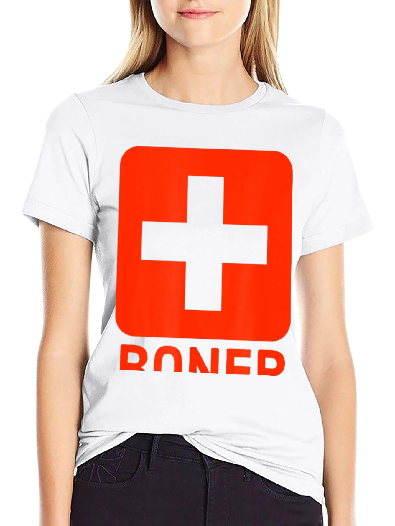 Red Cross T-Shirt - Boned Graphic Tee