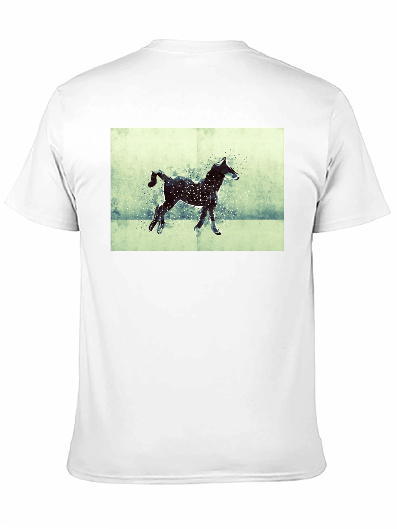Horse Silhouette Graphic Black T-Shirt