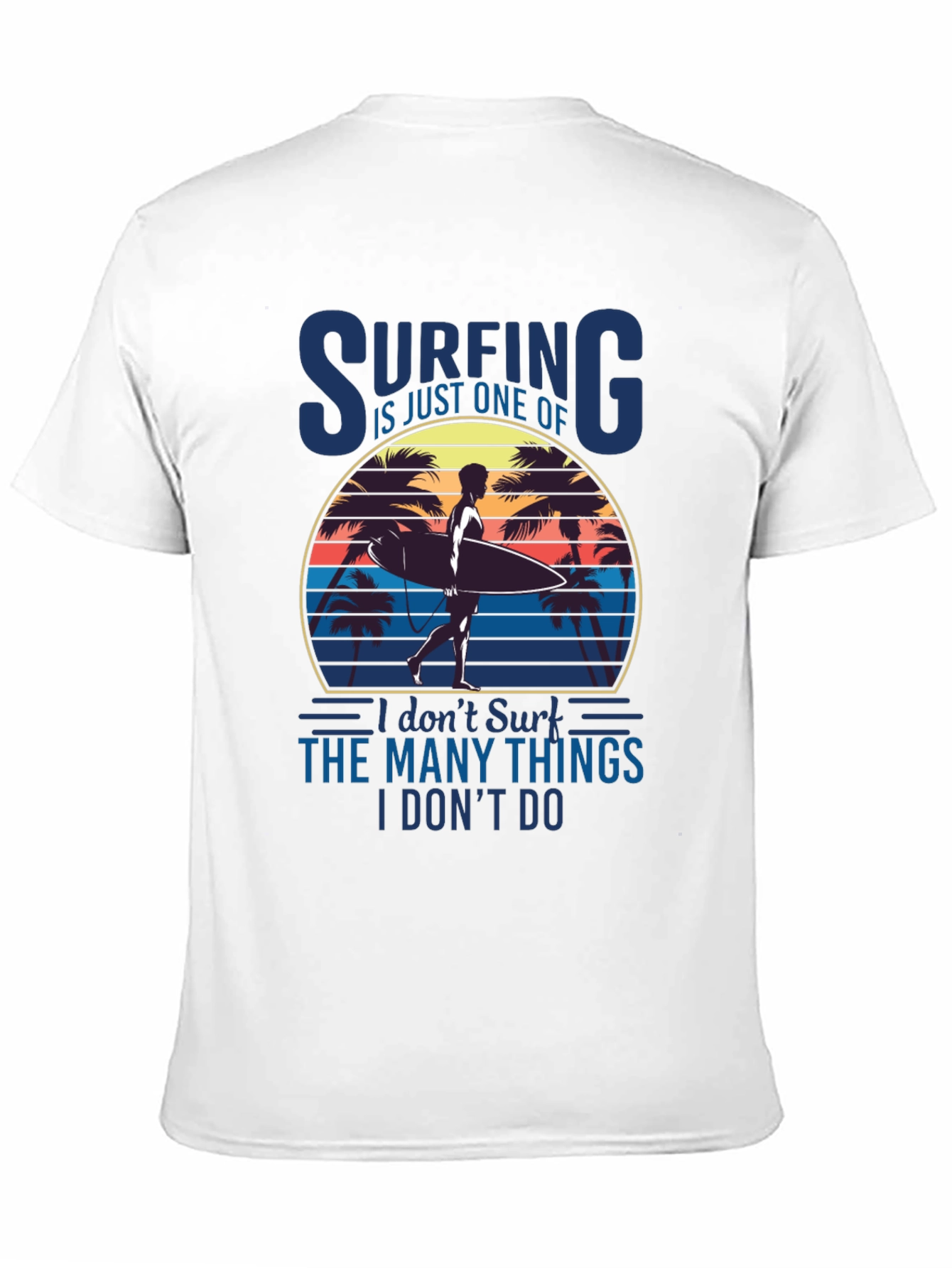 Surfing Graphic T-Shirt - Beach Vibes