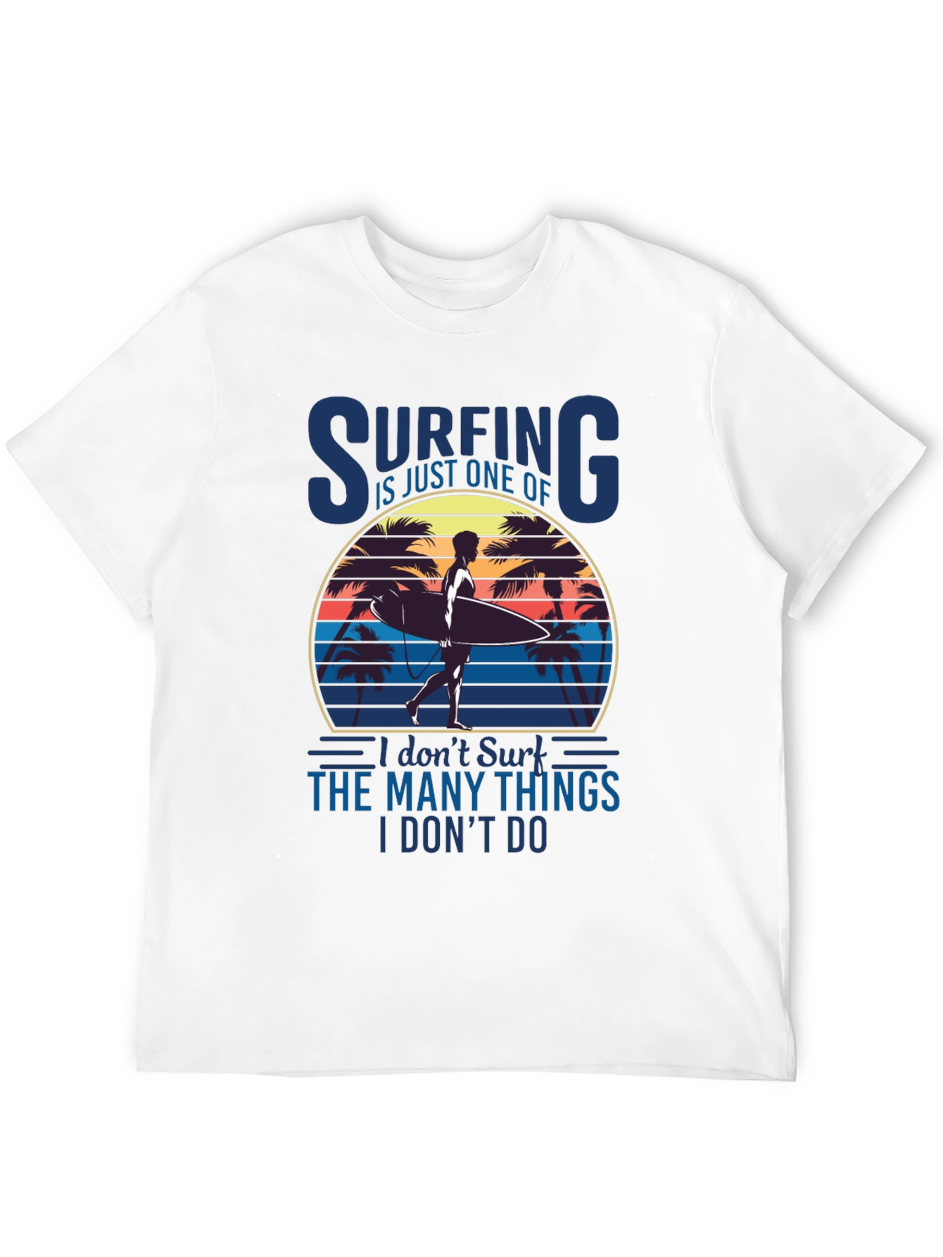 Surfing Graphic T-Shirt - Beach Vibes