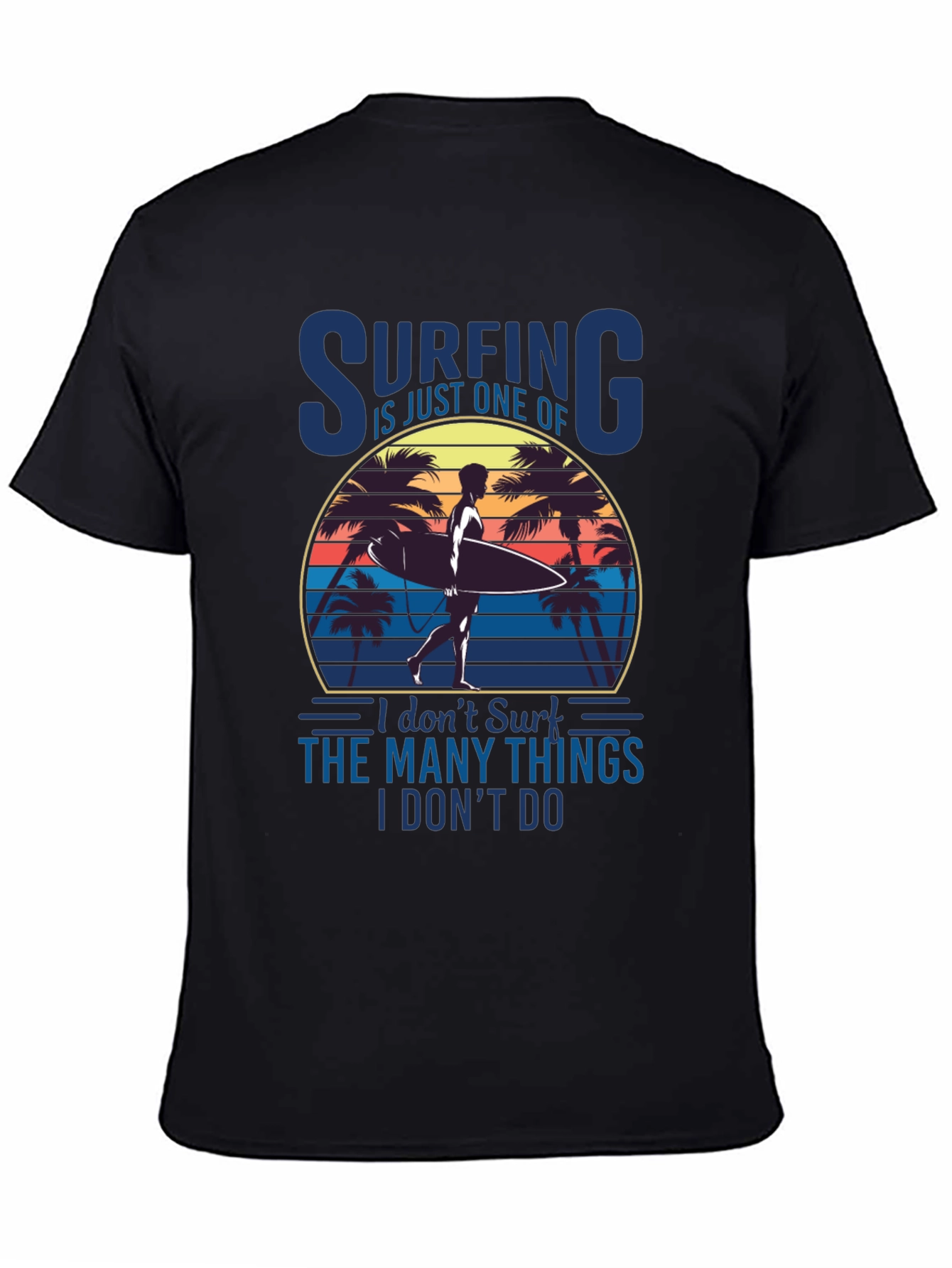 Surfing Graphic T-Shirt - Beach Vibes
