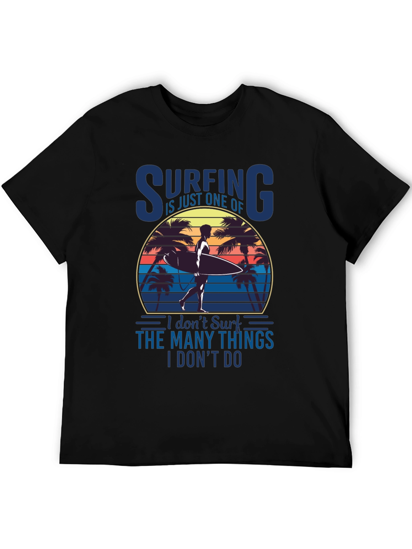 Surfing Graphic T-Shirt - Beach Vibes