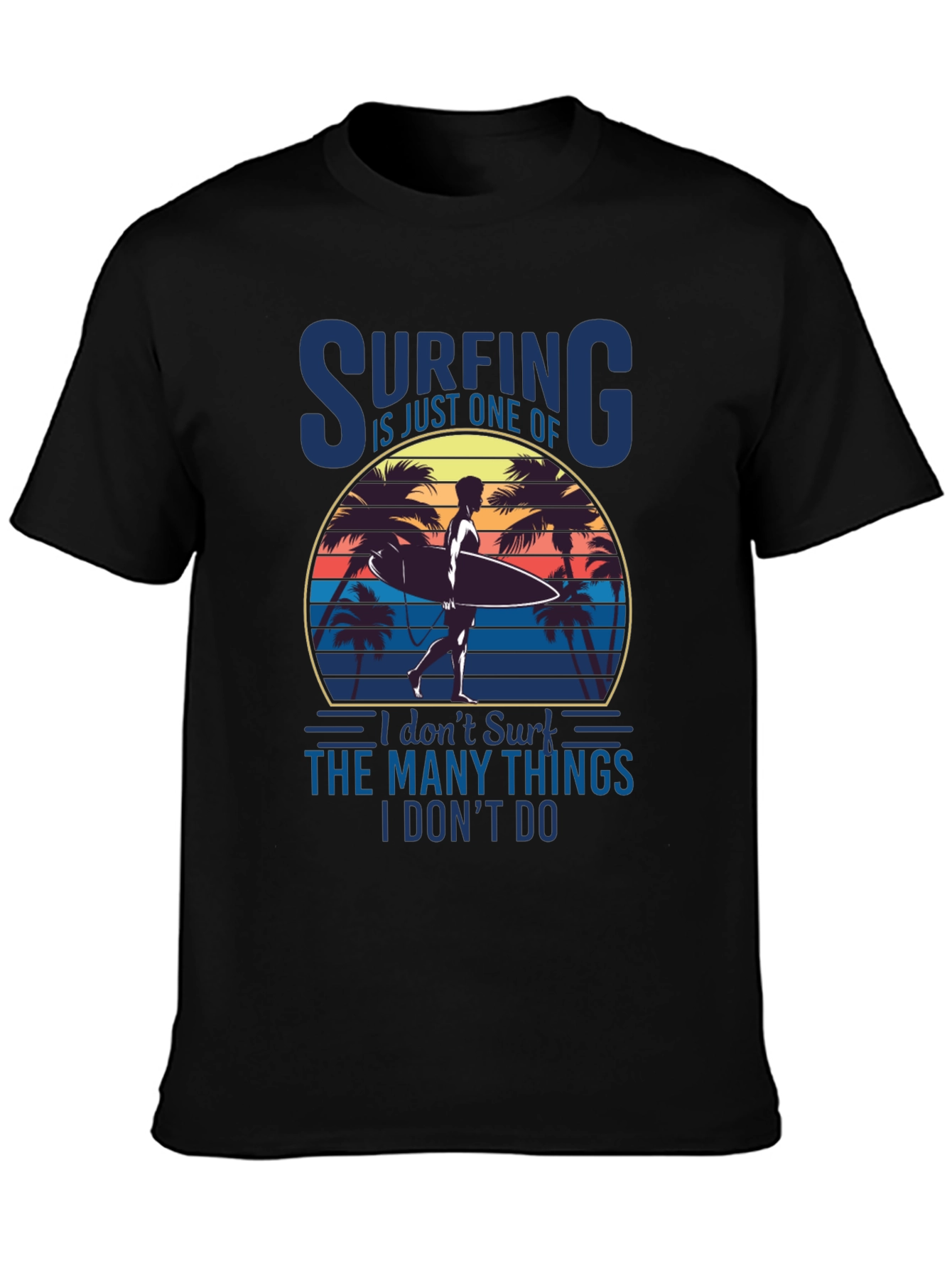 Surfing Graphic T-Shirt - Beach Vibes
