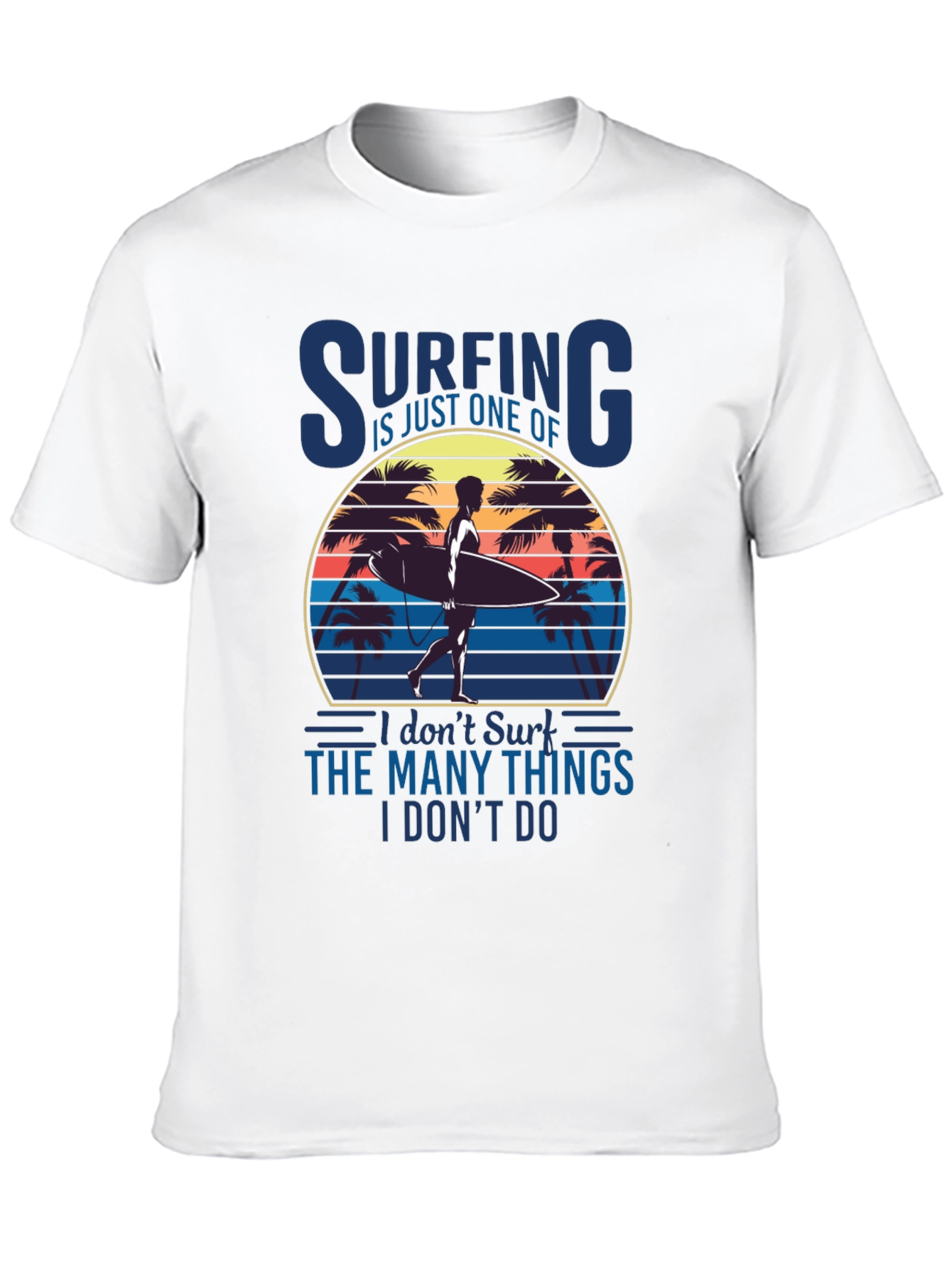 Surfing Graphic T-Shirt - Beach Vibes