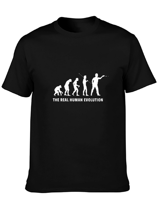 Evolution Shooter Tee - Funny Graphic T-Shirt