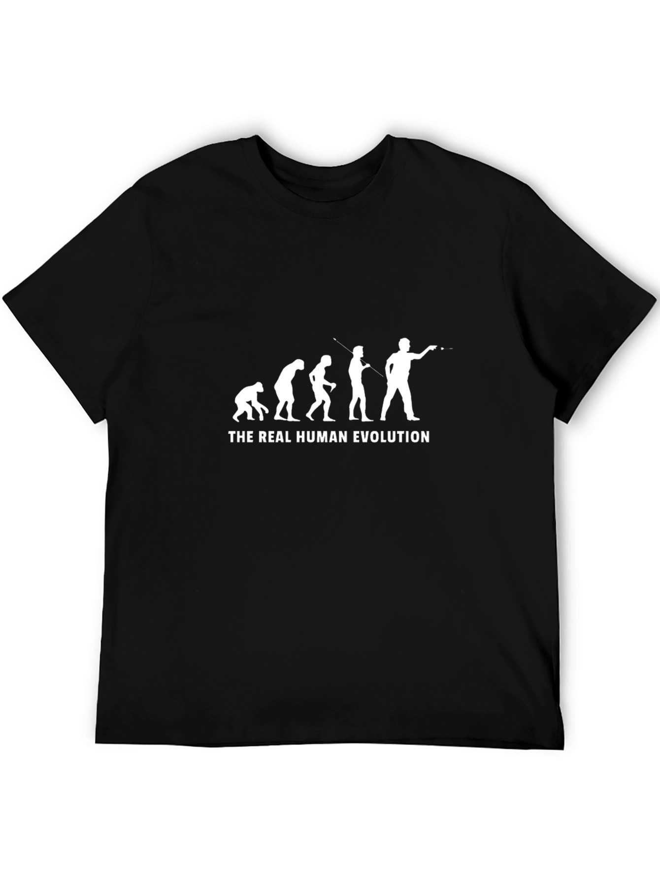 Evolution Shooter Tee - Funny Graphic T-Shirt