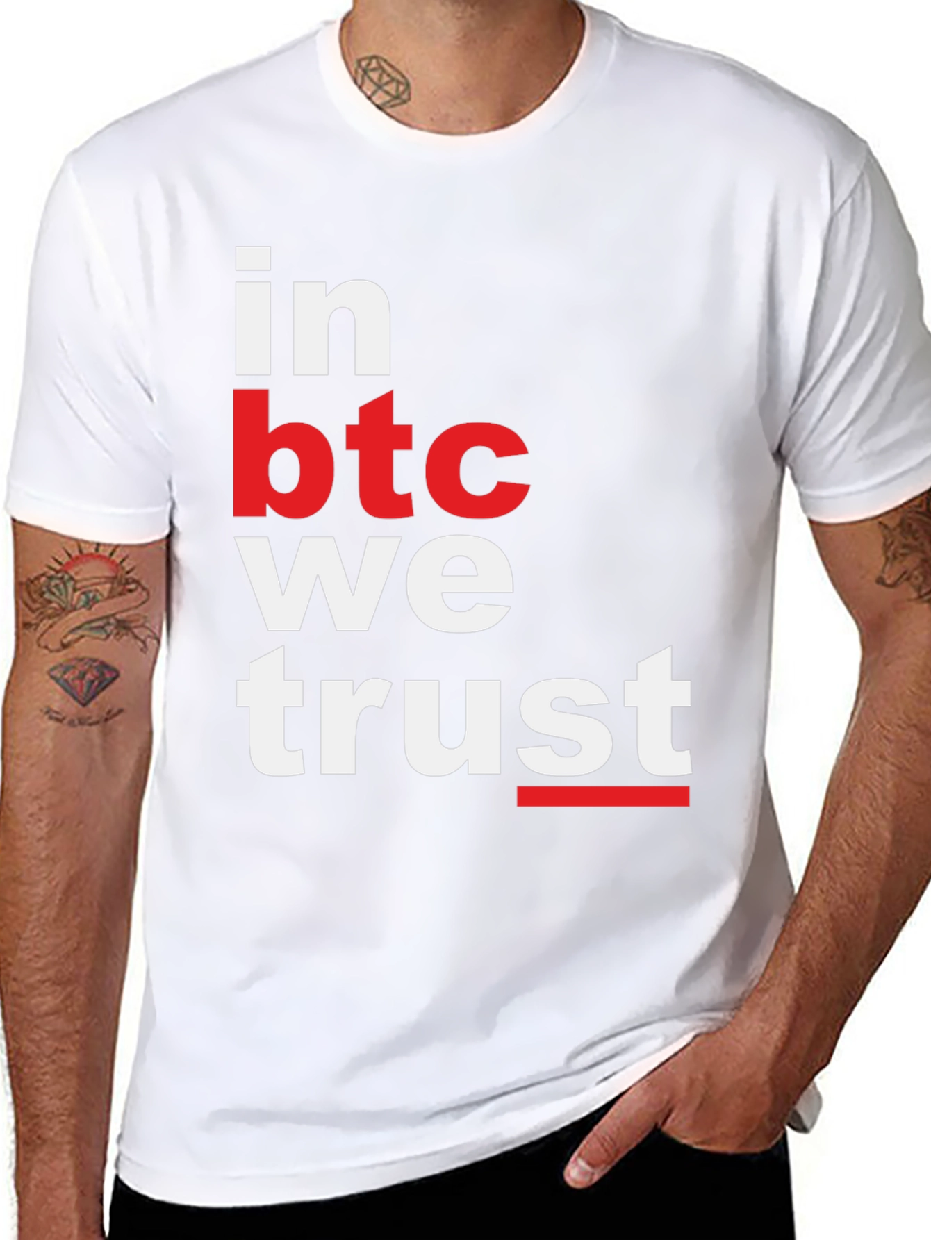 Bitcoin T-Shirt - In BTC We Trust