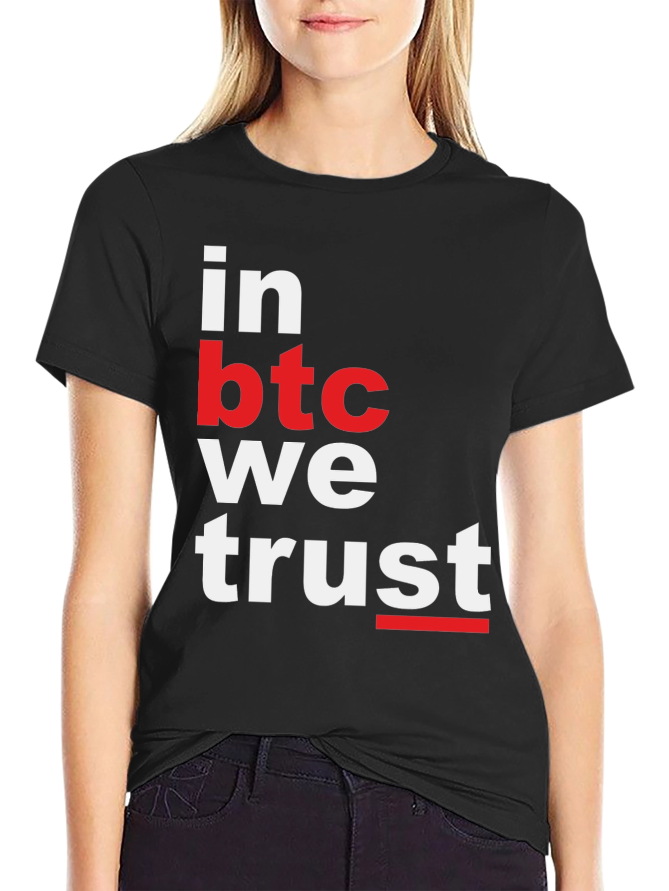 Bitcoin T-Shirt - In BTC We Trust