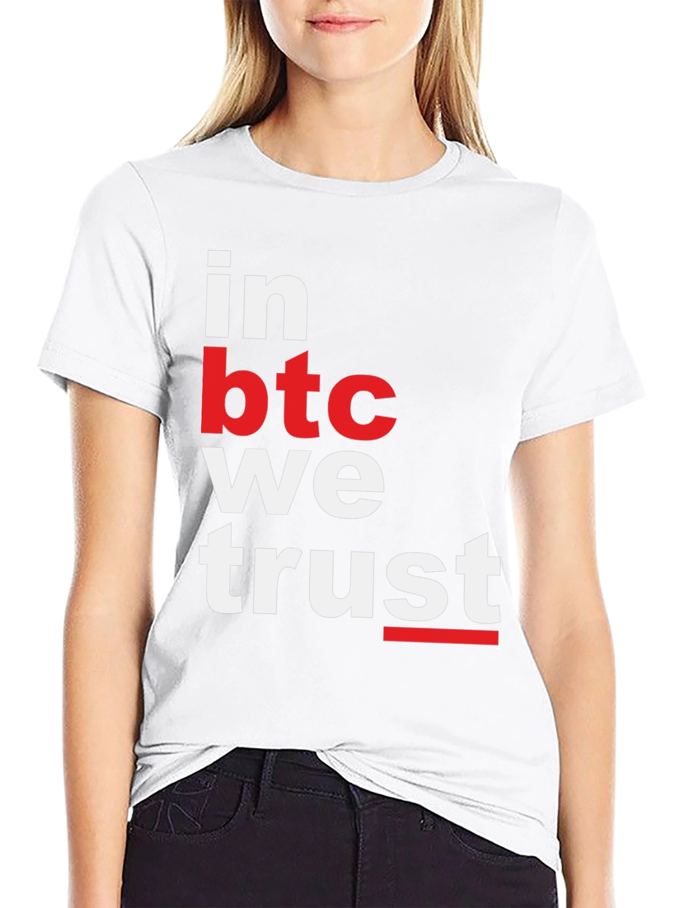 Bitcoin T-Shirt - In BTC We Trust