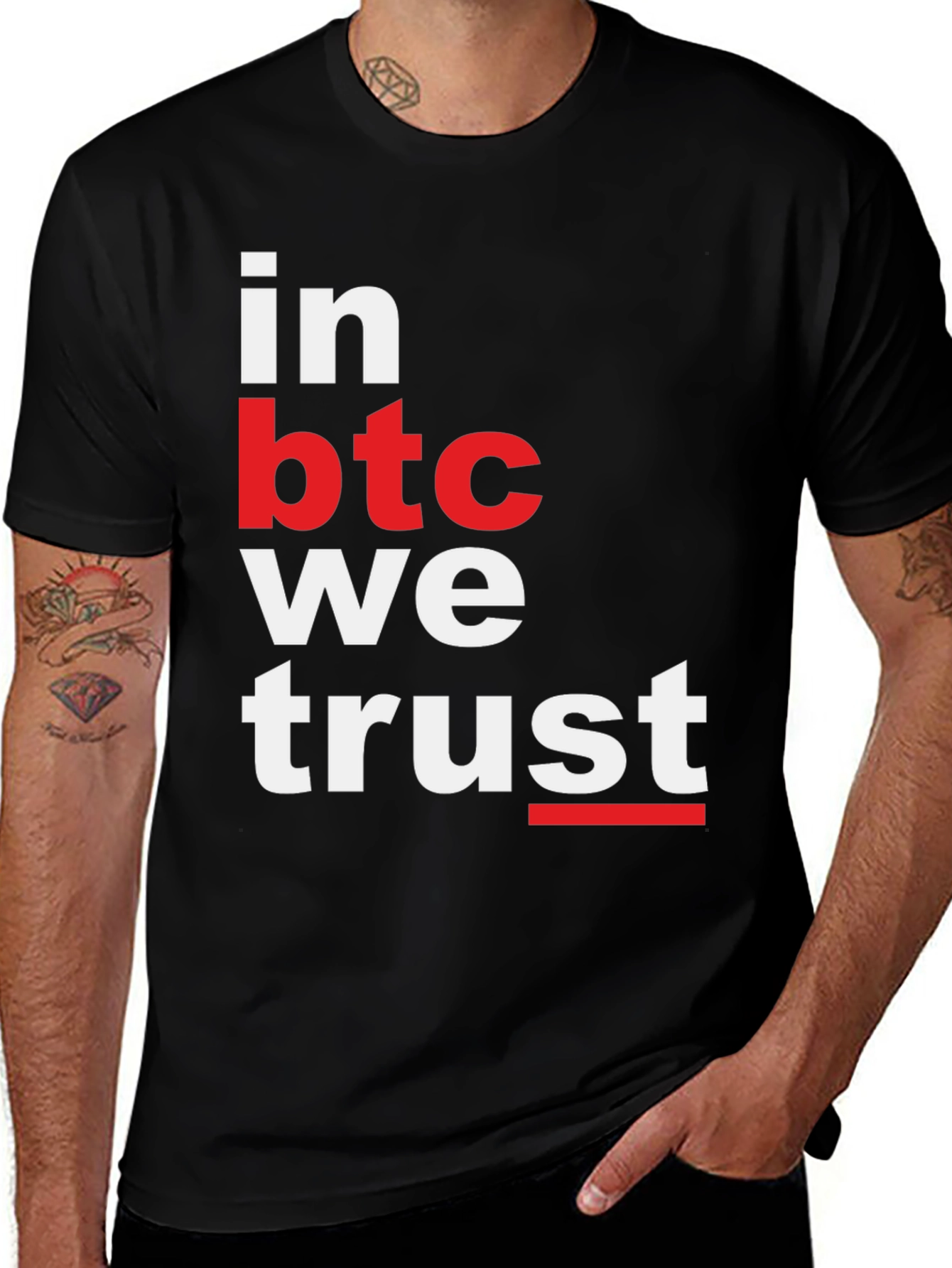 Bitcoin T-Shirt - In BTC We Trust
