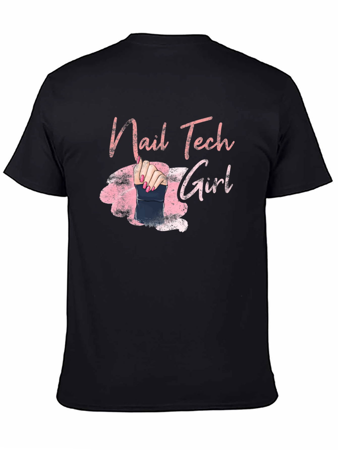 Nail Tech Girl Graphic Tee - Manicure Artist Shirt