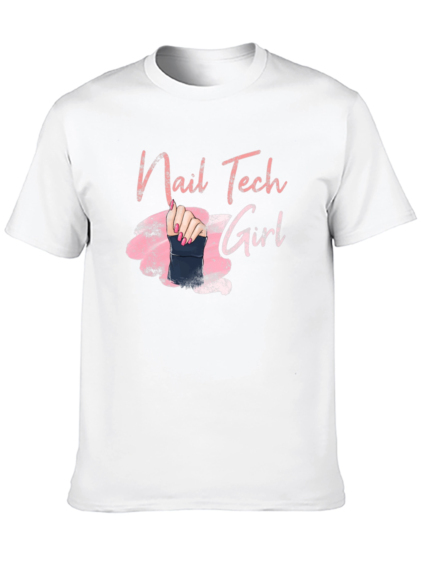 Nail Tech Girl Graphic Tee - Manicure Artist Shirt