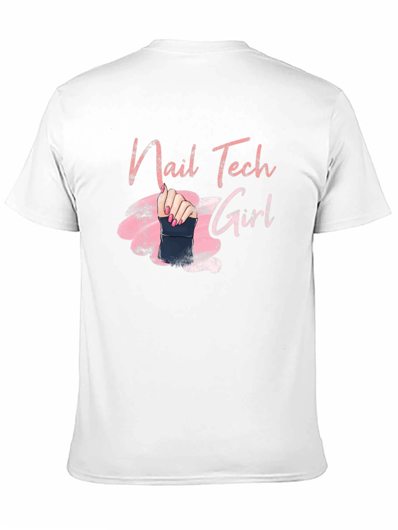 Nail Tech Girl Graphic Tee - Manicure Artist Shirt