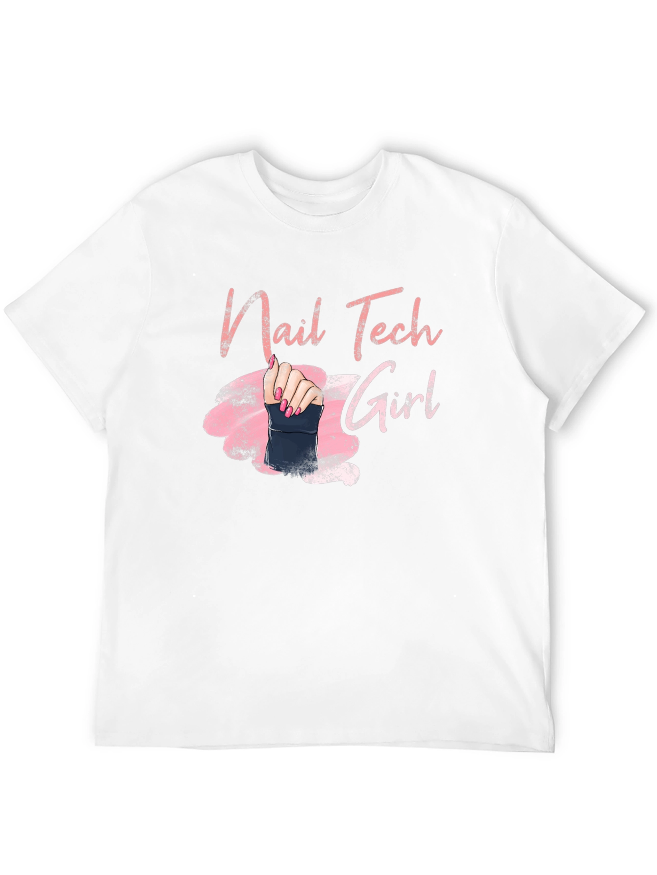 Nail Tech Girl Graphic Tee - Manicure Artist Shirt