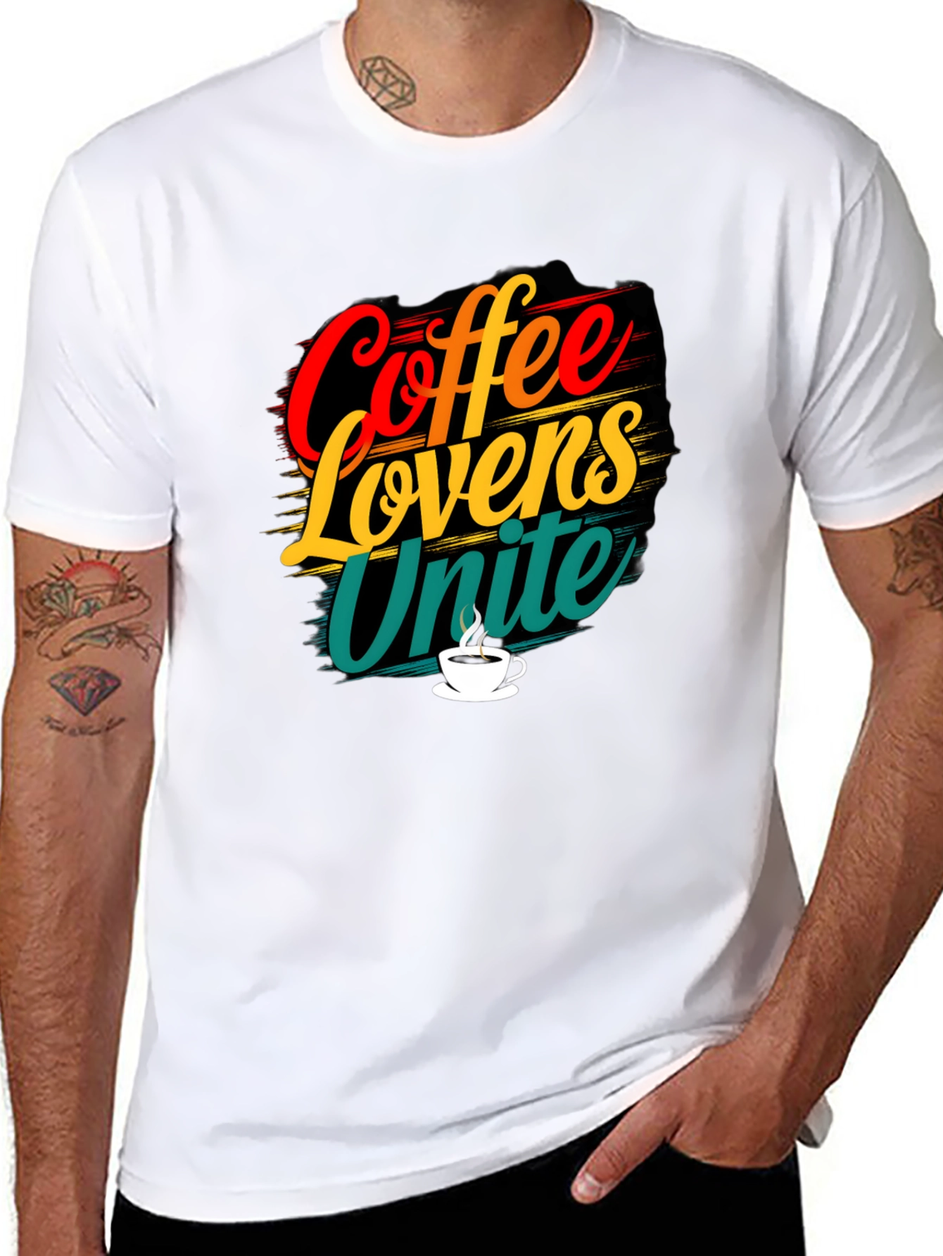Coffee Lovers Unite Graphic T-Shirt