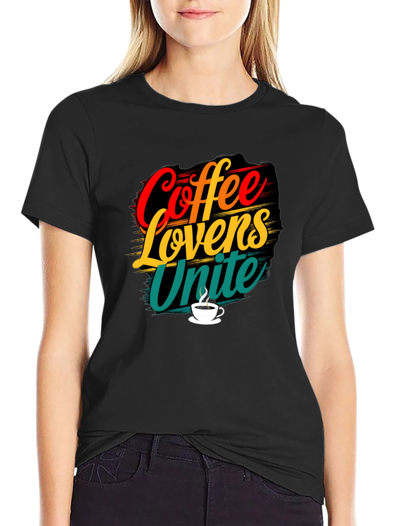 Coffee Lovers Unite Graphic T-Shirt