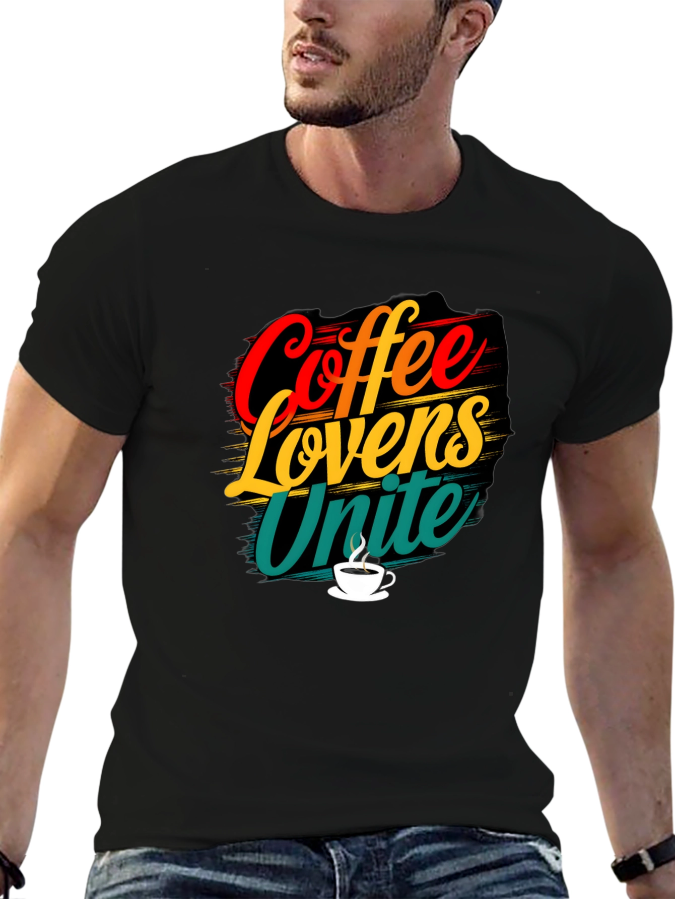 Coffee Lovers Unite Graphic T-Shirt
