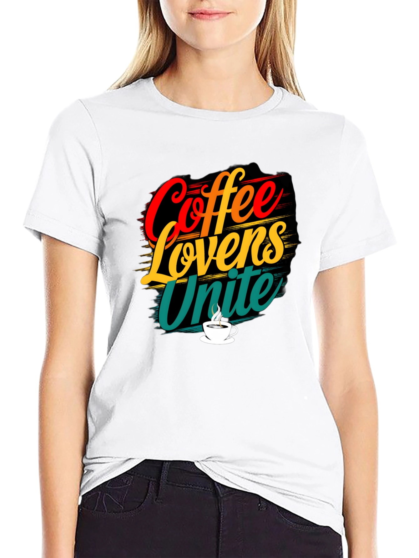 Coffee Lovers Unite Graphic T-Shirt