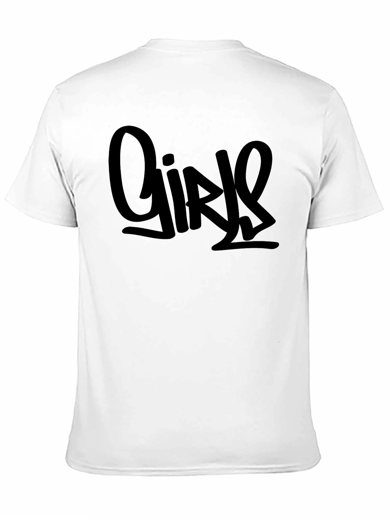Girls Graphic Black T-Shirt